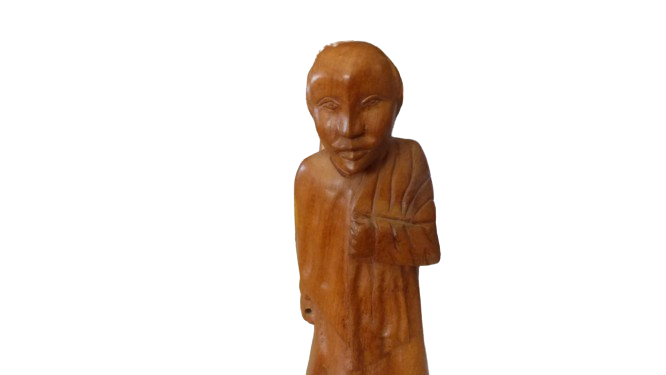 Statuette en bois - Homme Asiatique - Photo 6