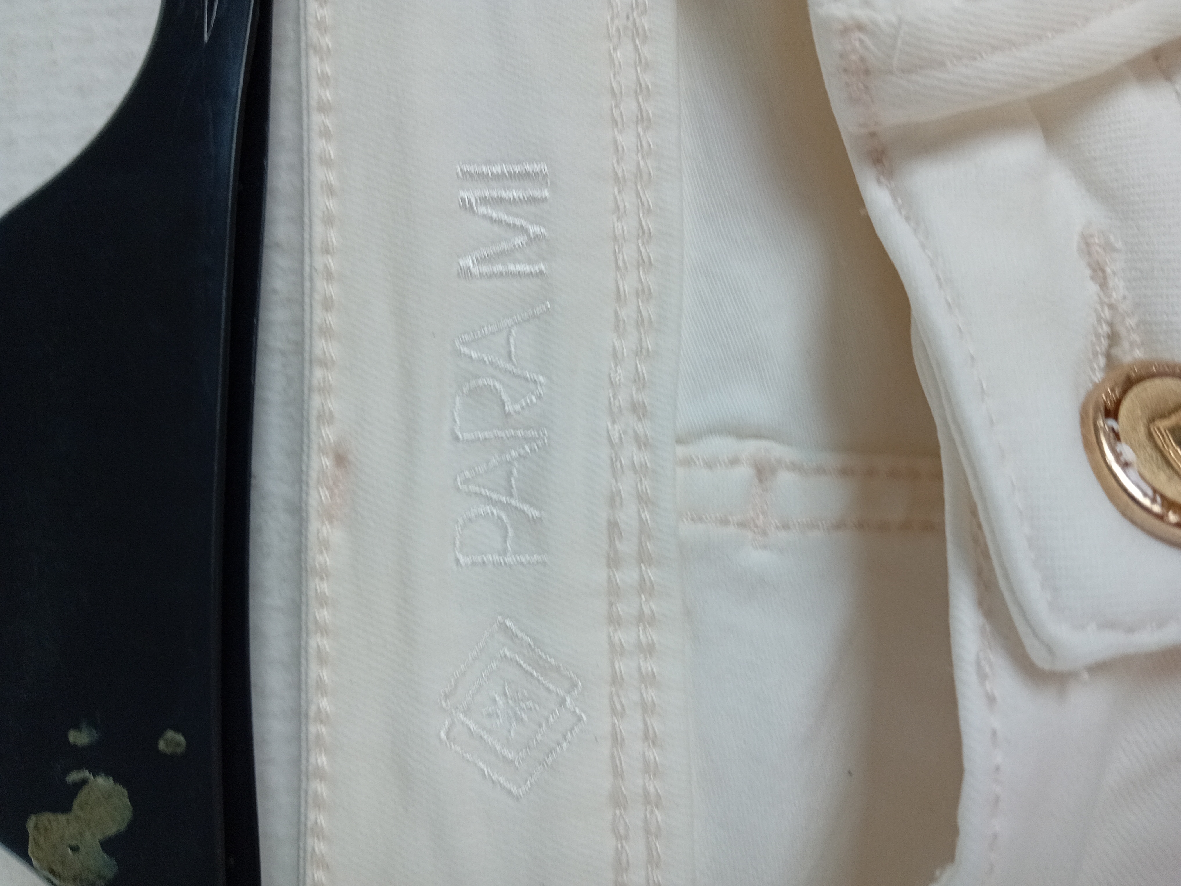 Voir photo 5 de Pantalon Blanc Para Mi Taille 34 Coupe Large (T3634) Pantalon Blanc Para Mi Taille 34 Coupe Large (T3634) Très bon état - Vue 5 -