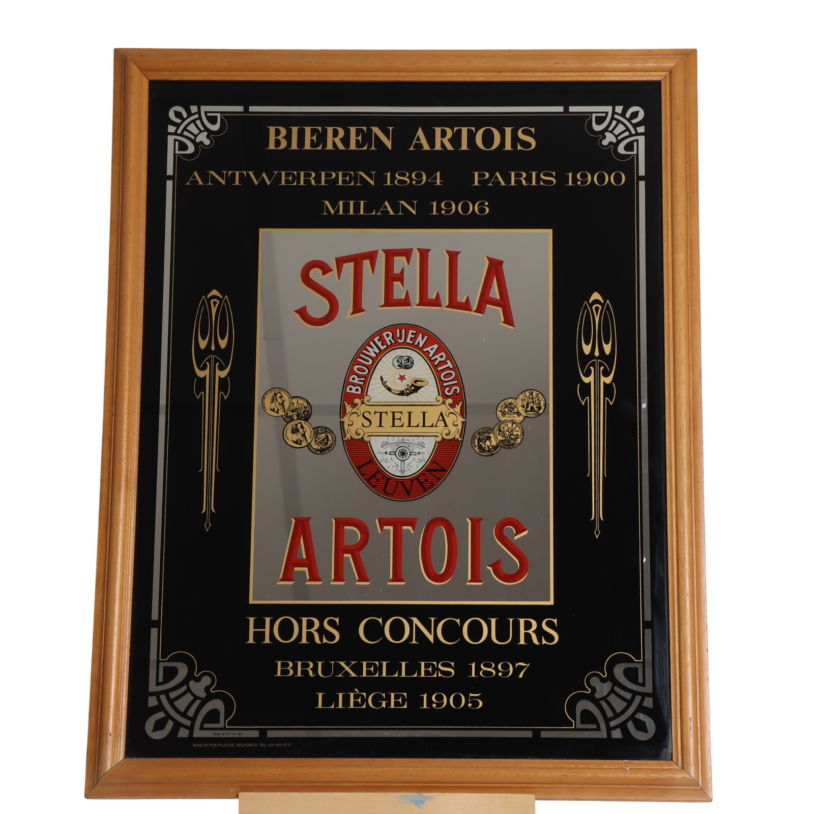 Miroir publicitaire Stella Artois Très bon état -  reconditionné disponible sur Label Emmaüs