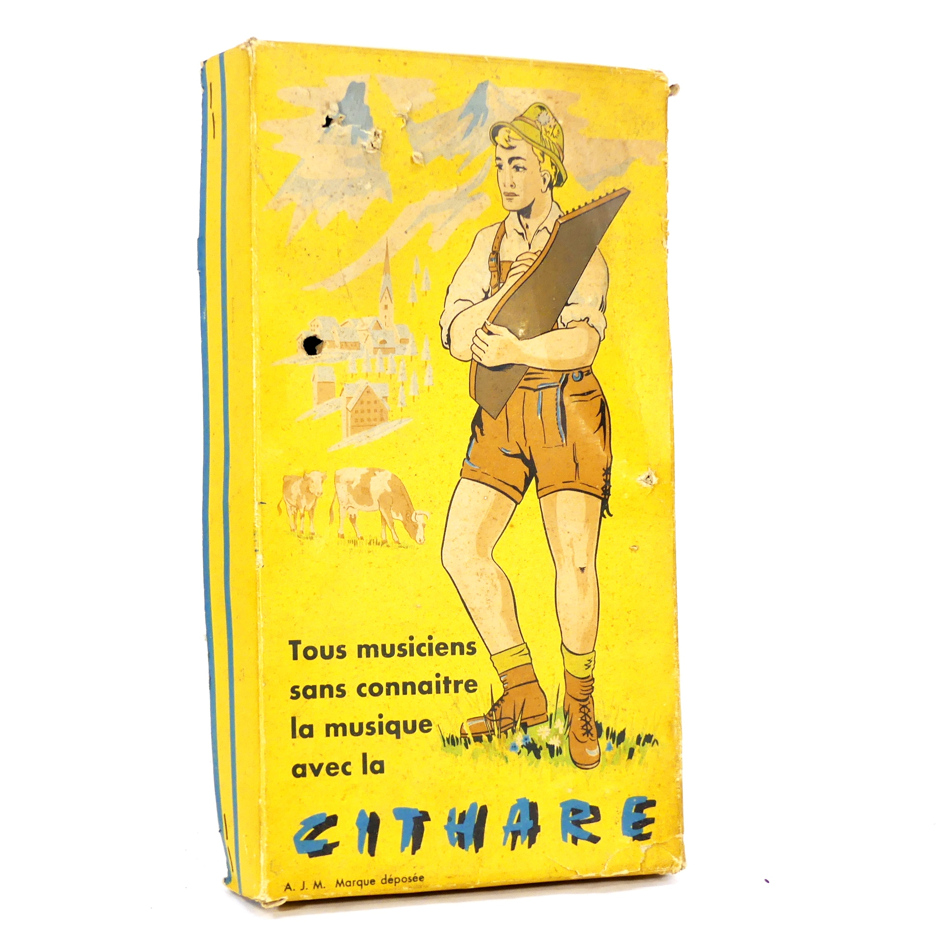 Voir photo 7 de Cithare Ancienne - A.J.M. Cithare Ancienne - A.J.M. Bon état - Vue 7 -