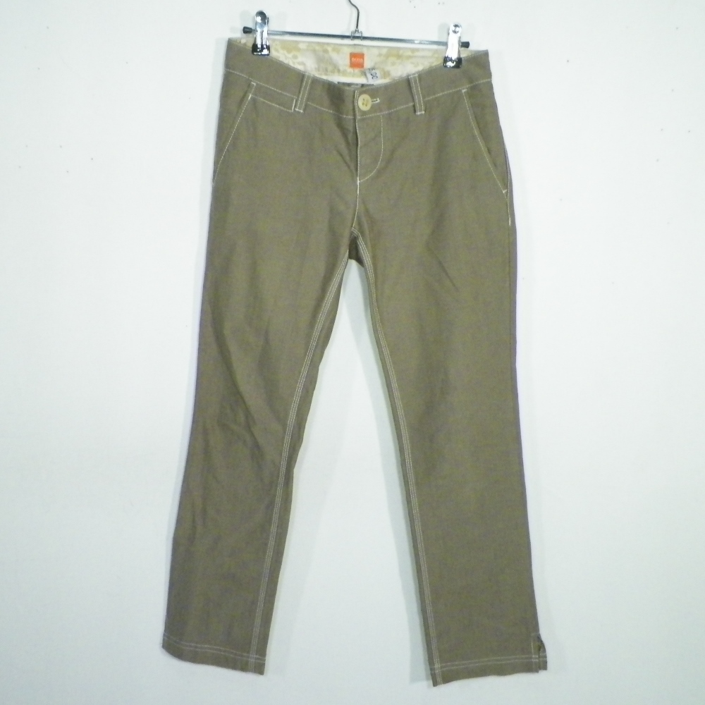 Pantalon Femme Taupe HUGO BOSS Taille Estimée 36.  - Vue 2 - 