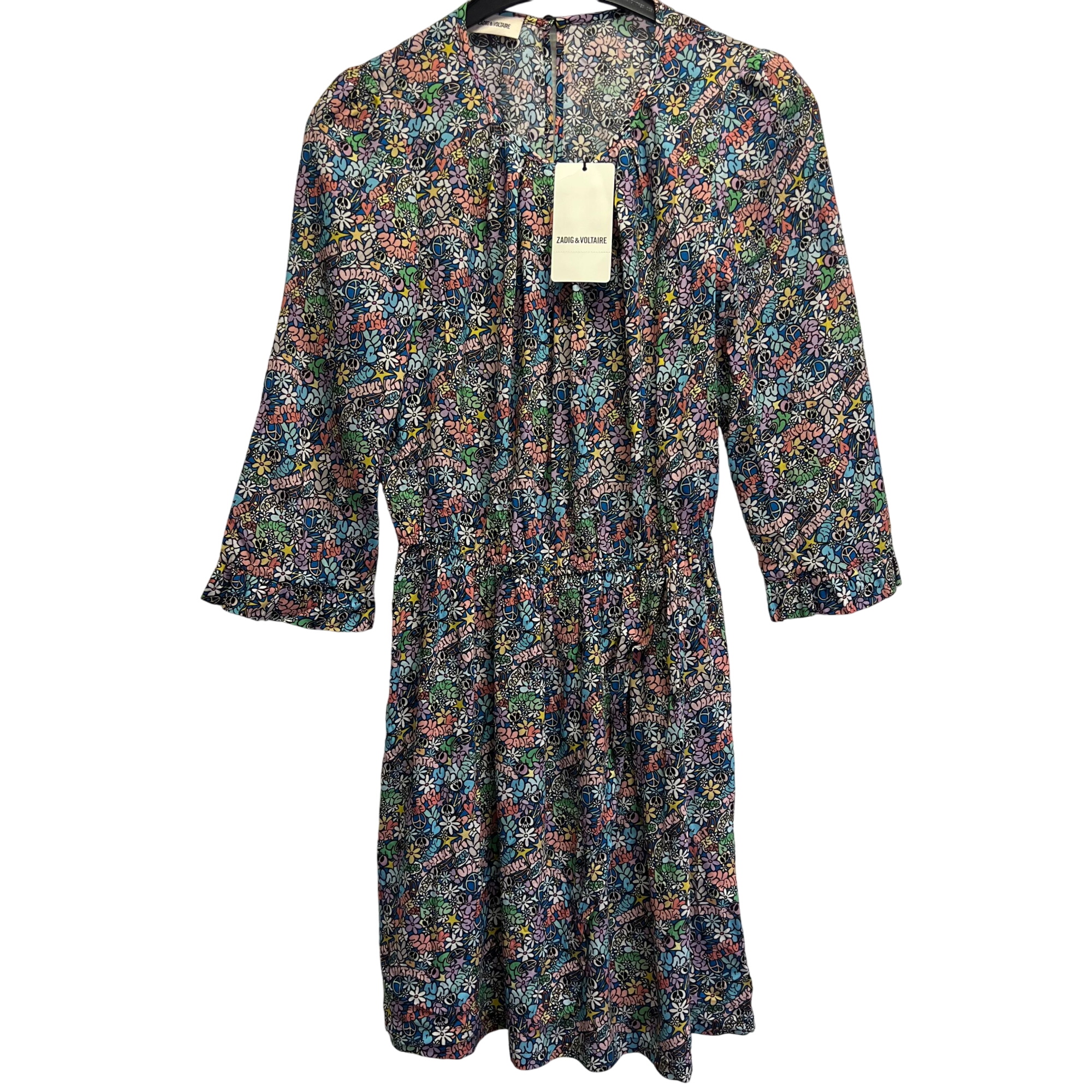 Robe  fleurs  T.XS - zadig&voltaire - Modalova