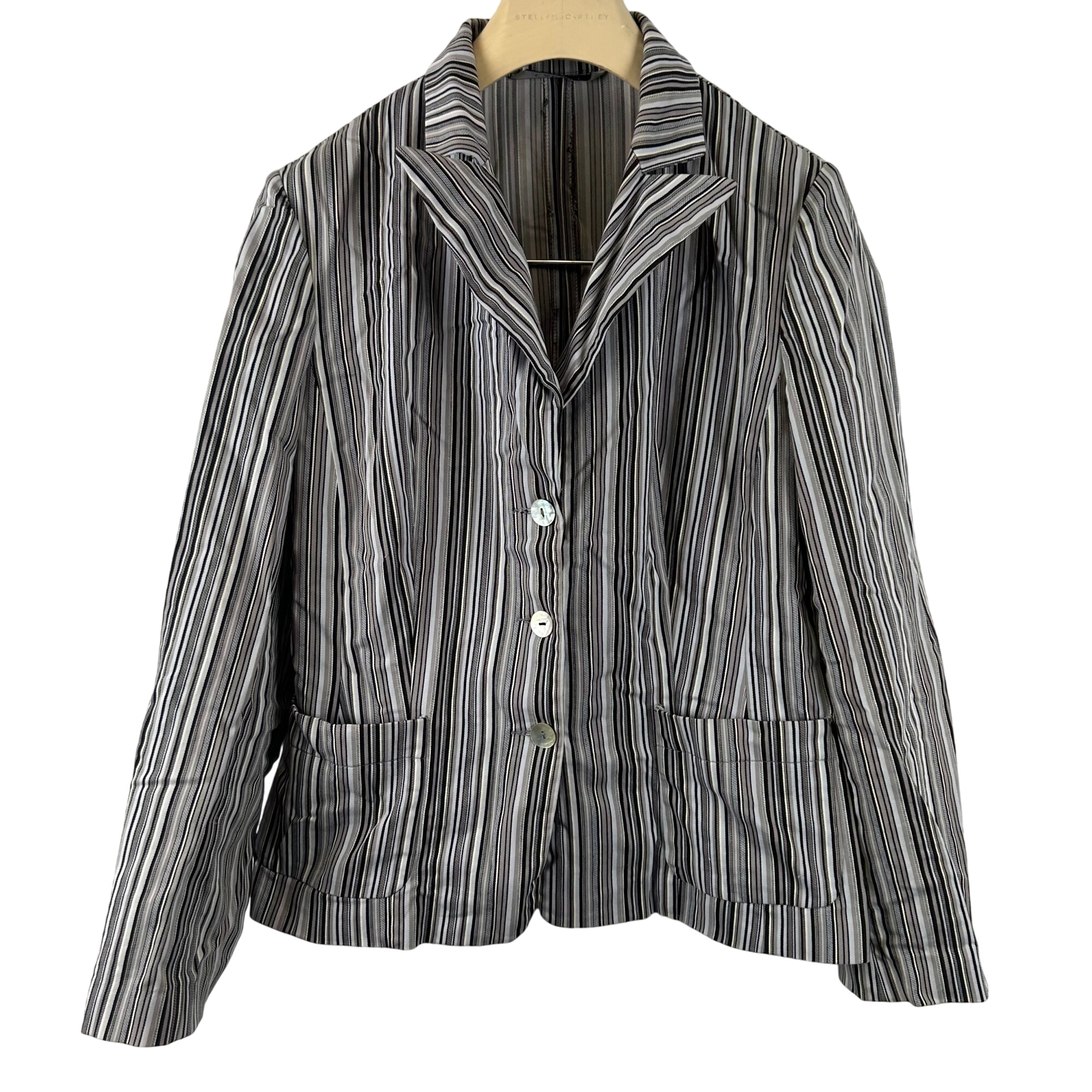 Caroll - Veste blazer à rayure verticale - Taille 44  -  reconditionné disponible sur Label Emmaüs