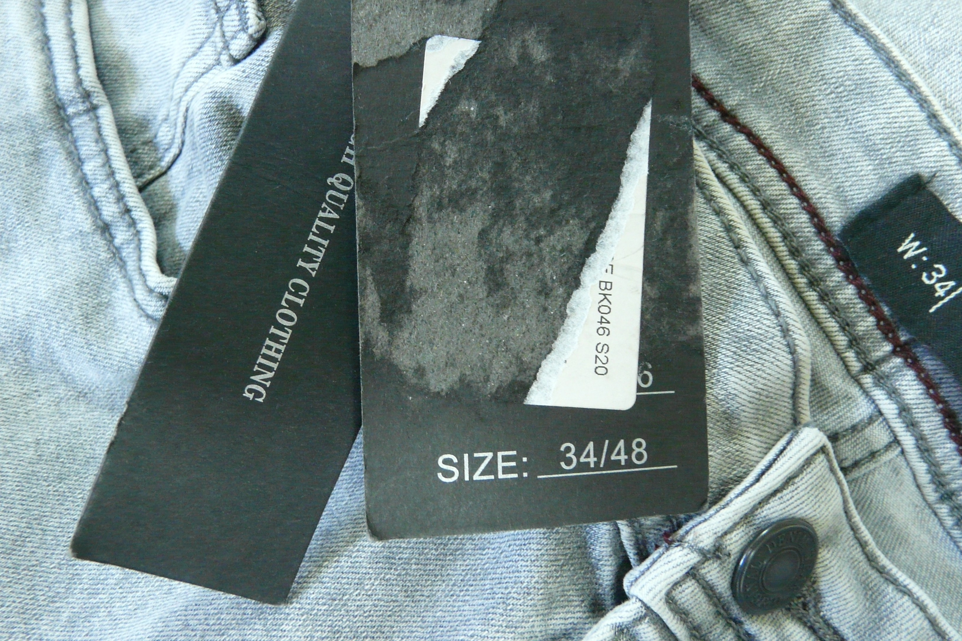 HO39 - Jean effet trashé - True Rise - Taille 44 - Photo 7