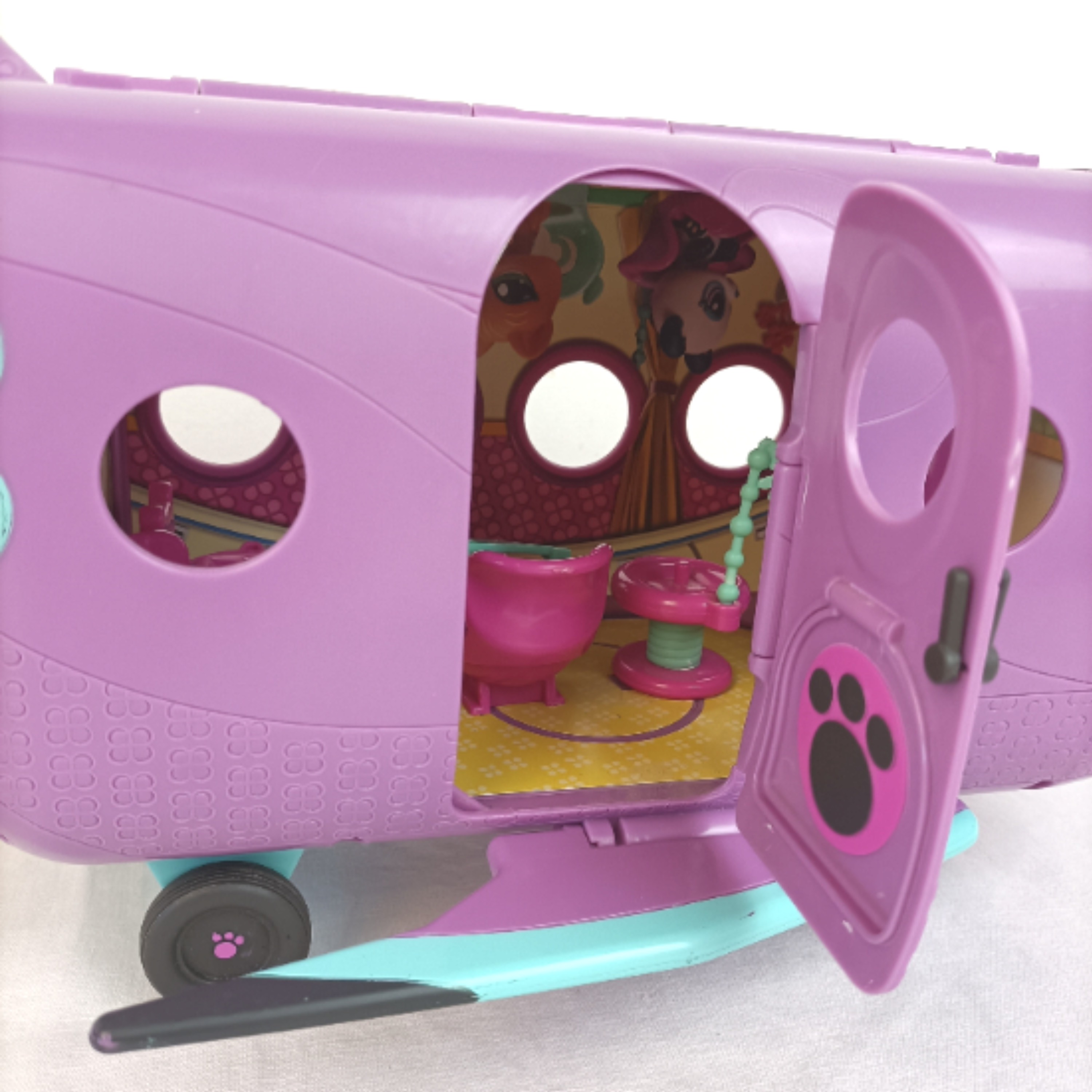 Avion Littlest Pet Shop + figurines - Bon état - Photo 8