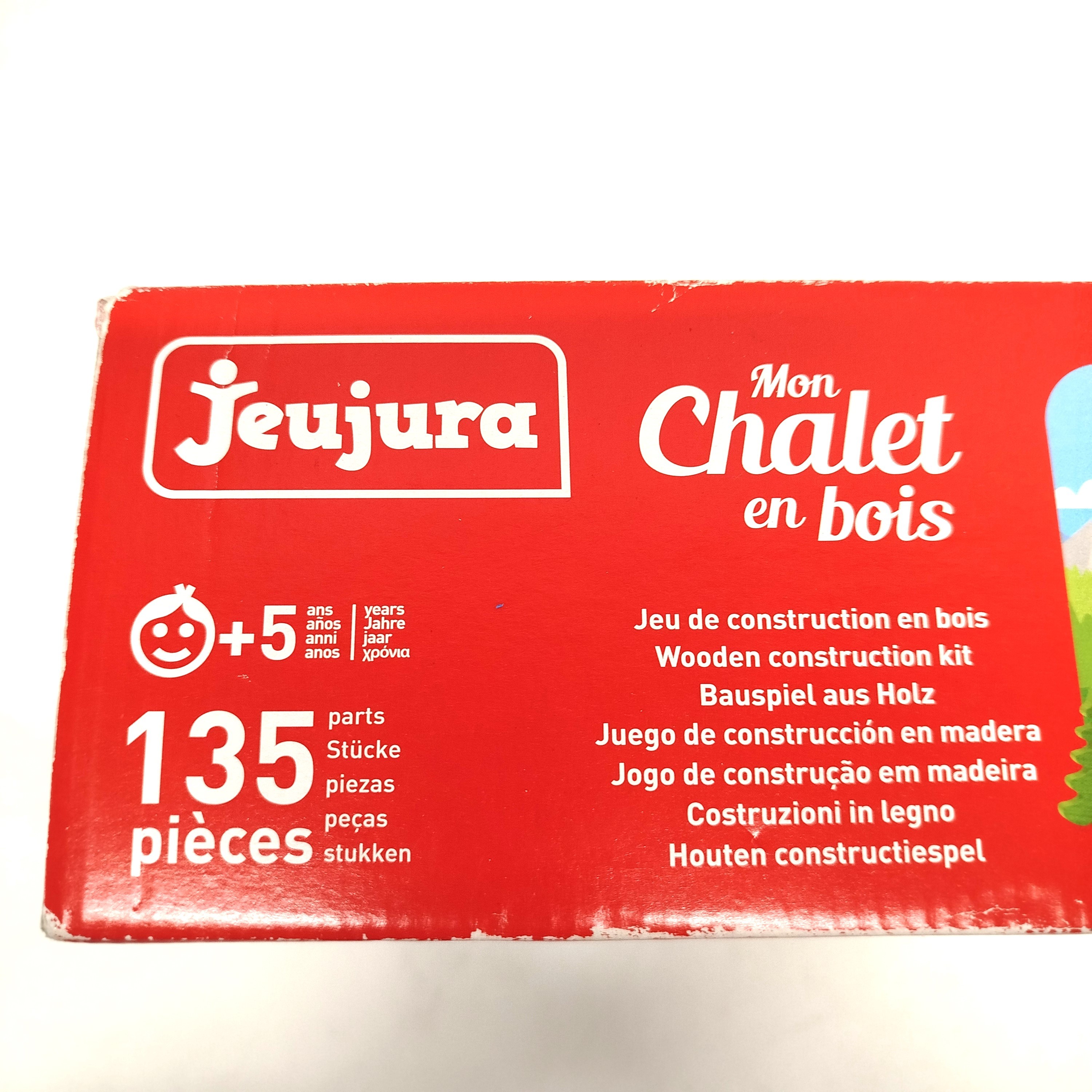 Jeu de construction Jeujura "Mon chalet en bois" 135 pcs Bon état - Vue 2 - 