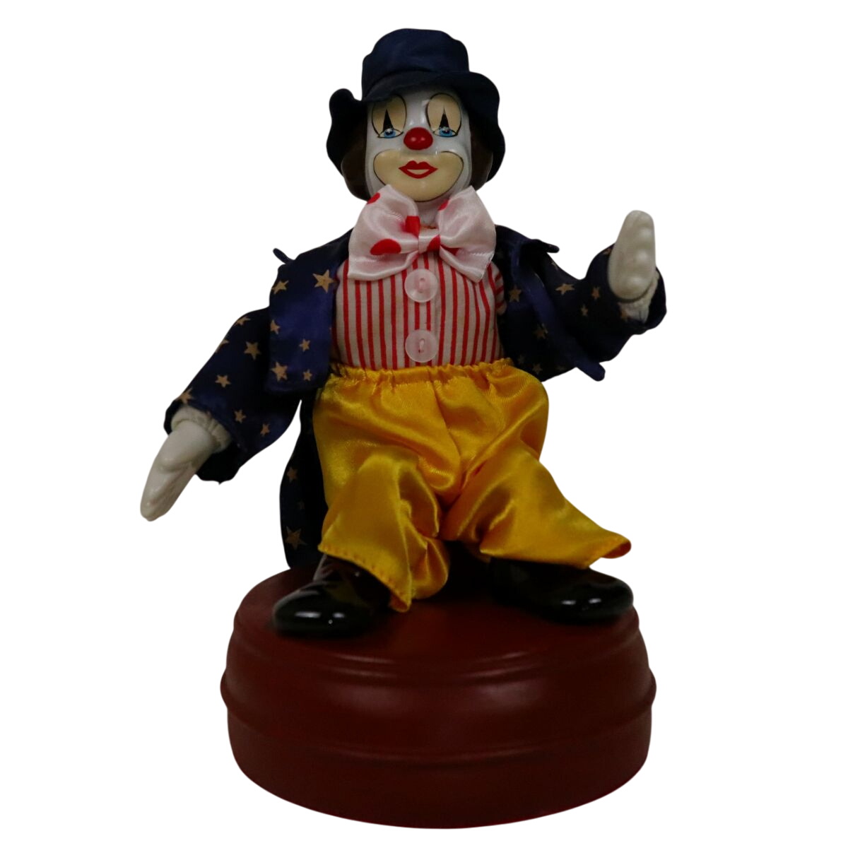 Clown automate sur socle - Boite à musique - Poupée porcelaine Comme neuf -  reconditionné disponible sur Label Emmaüs