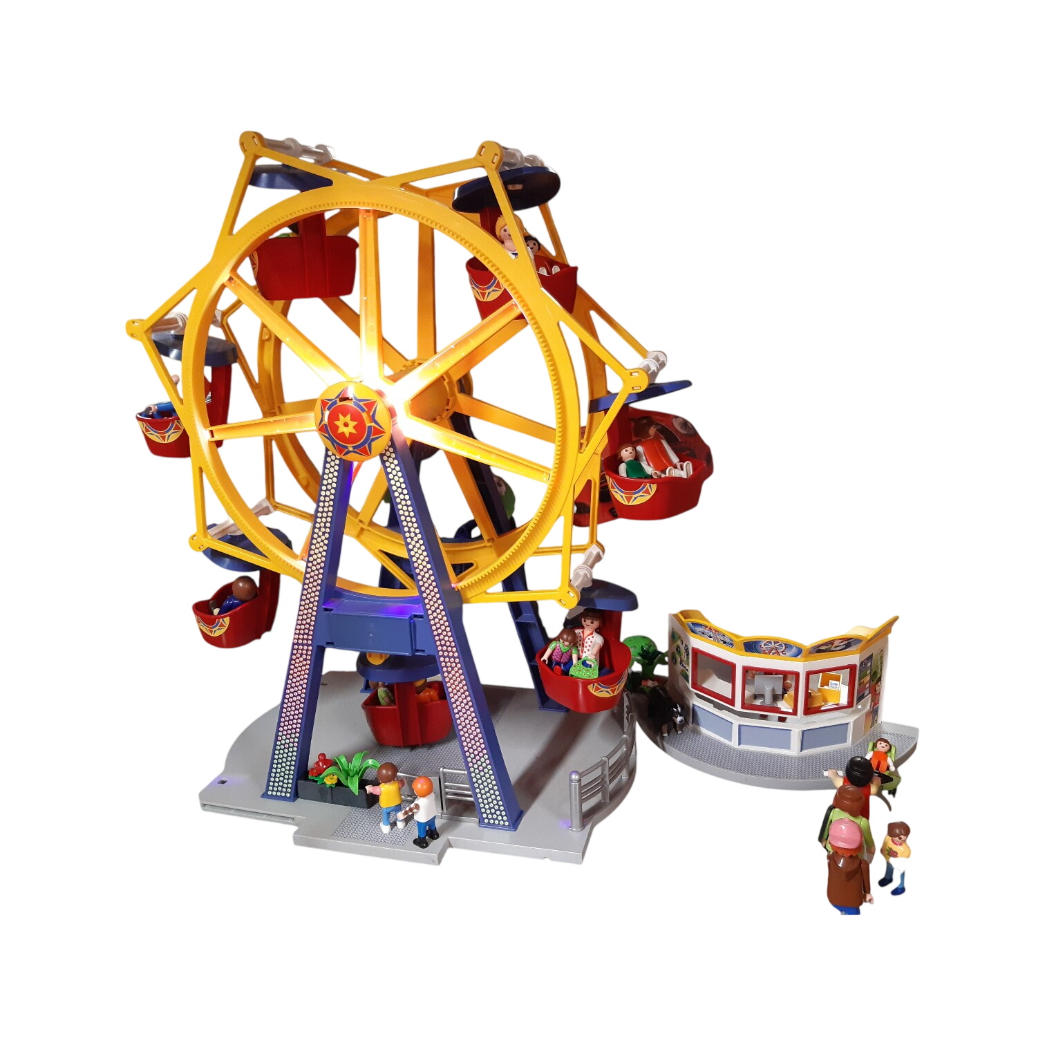 Grande roue Playmobil 5552 fête foraine avec personnages et accessoires Très bon état -  reconditionné disponible sur Label Emmaüs