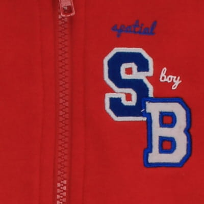 Veste rouge à capuche - Bébé - Tissaia - Taille 9 mois - Photo 2