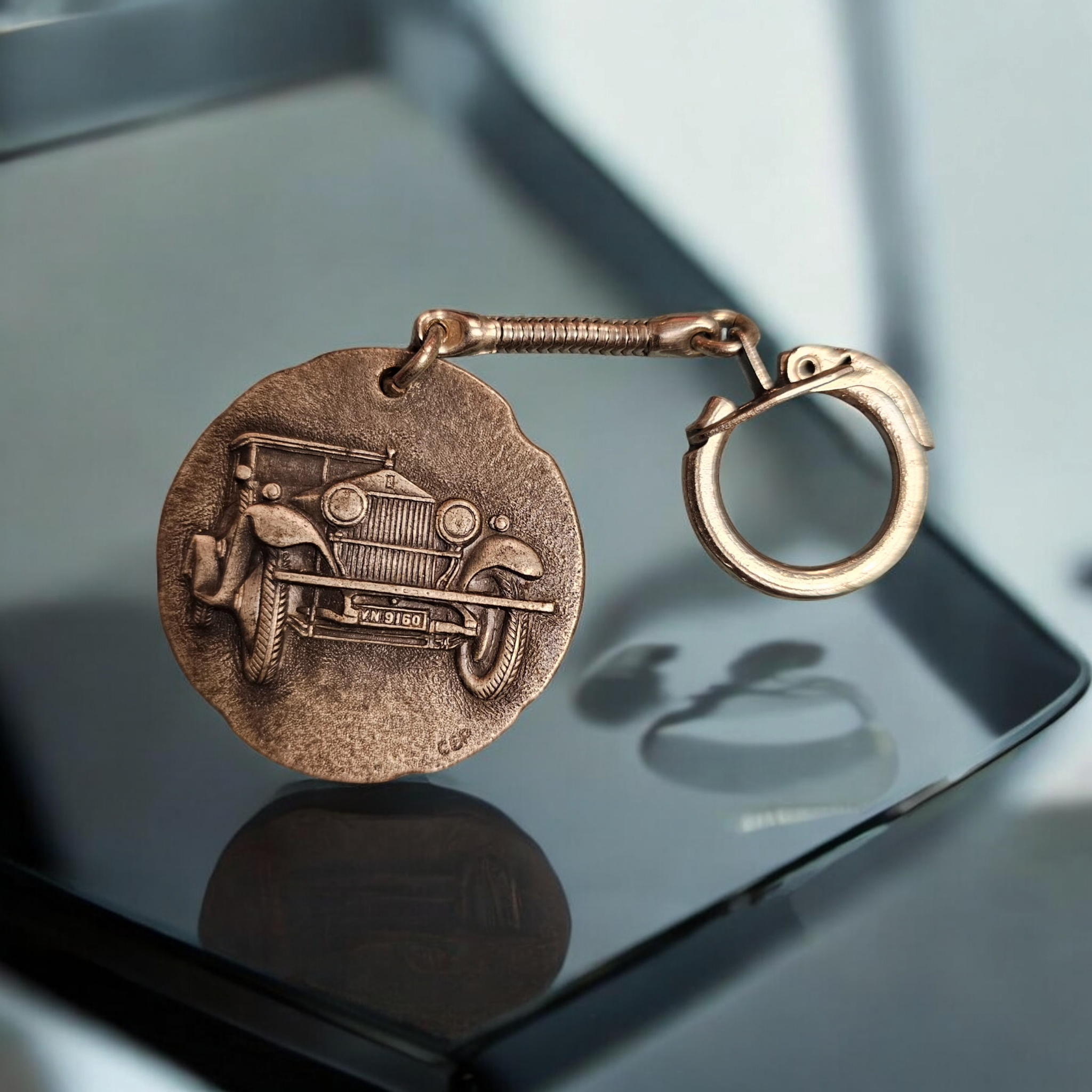 ( rare ) Porte-clé vintage Façon [ Rolls Royce ] pour collectionneurs - Très bon état - Photo 4