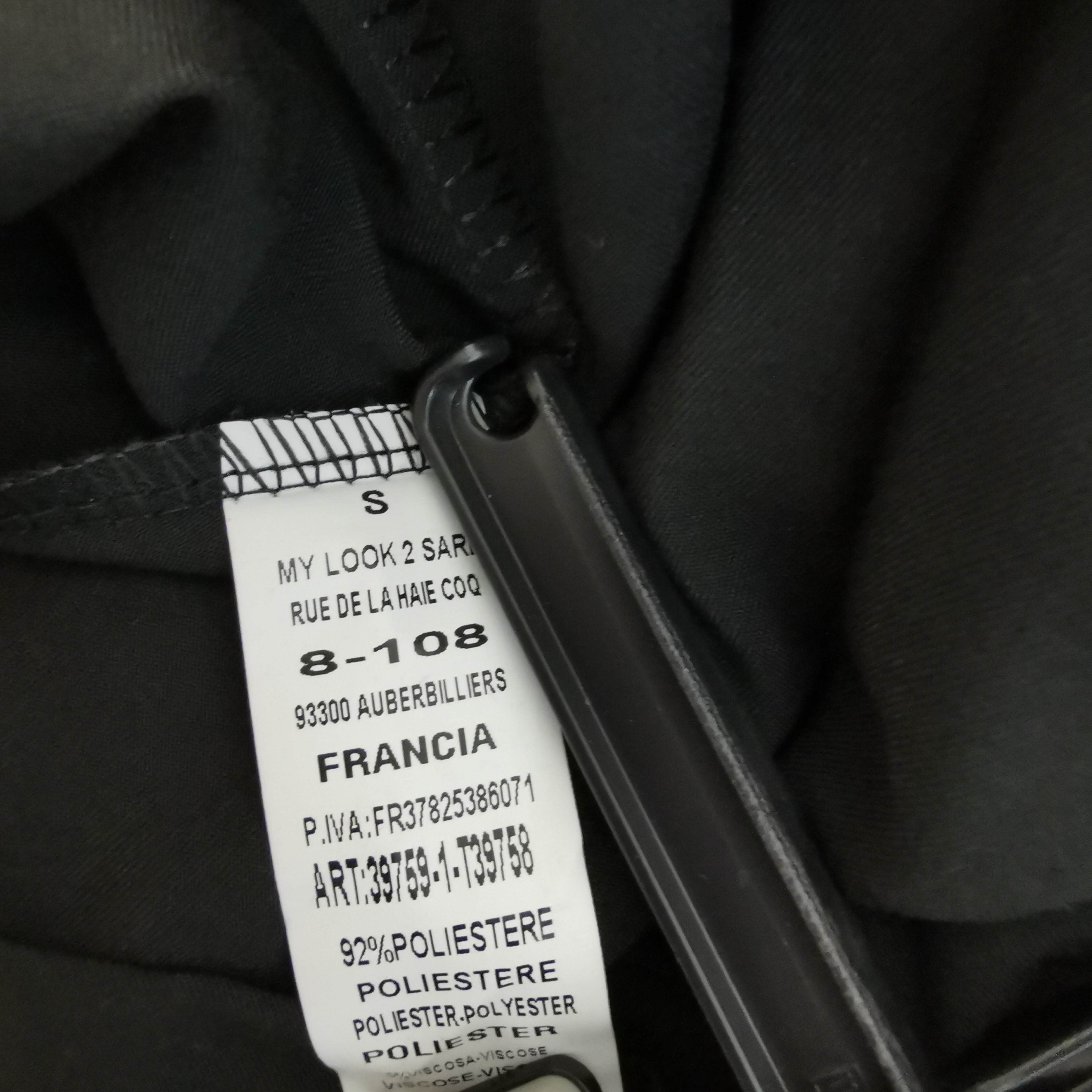Pantalon – My Look – Taille 36 (FR) – Noir Très bon état - Vue 4 - 