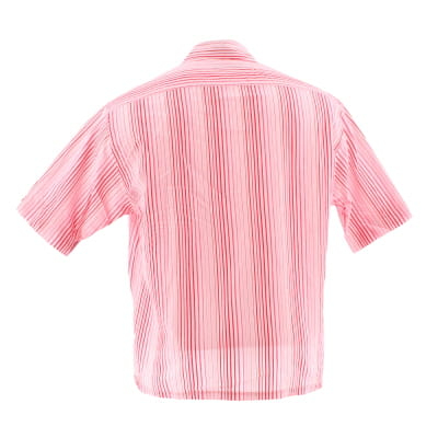 Chemise rose à rayures rouges - homme - Devred - taille S - Photo 1
