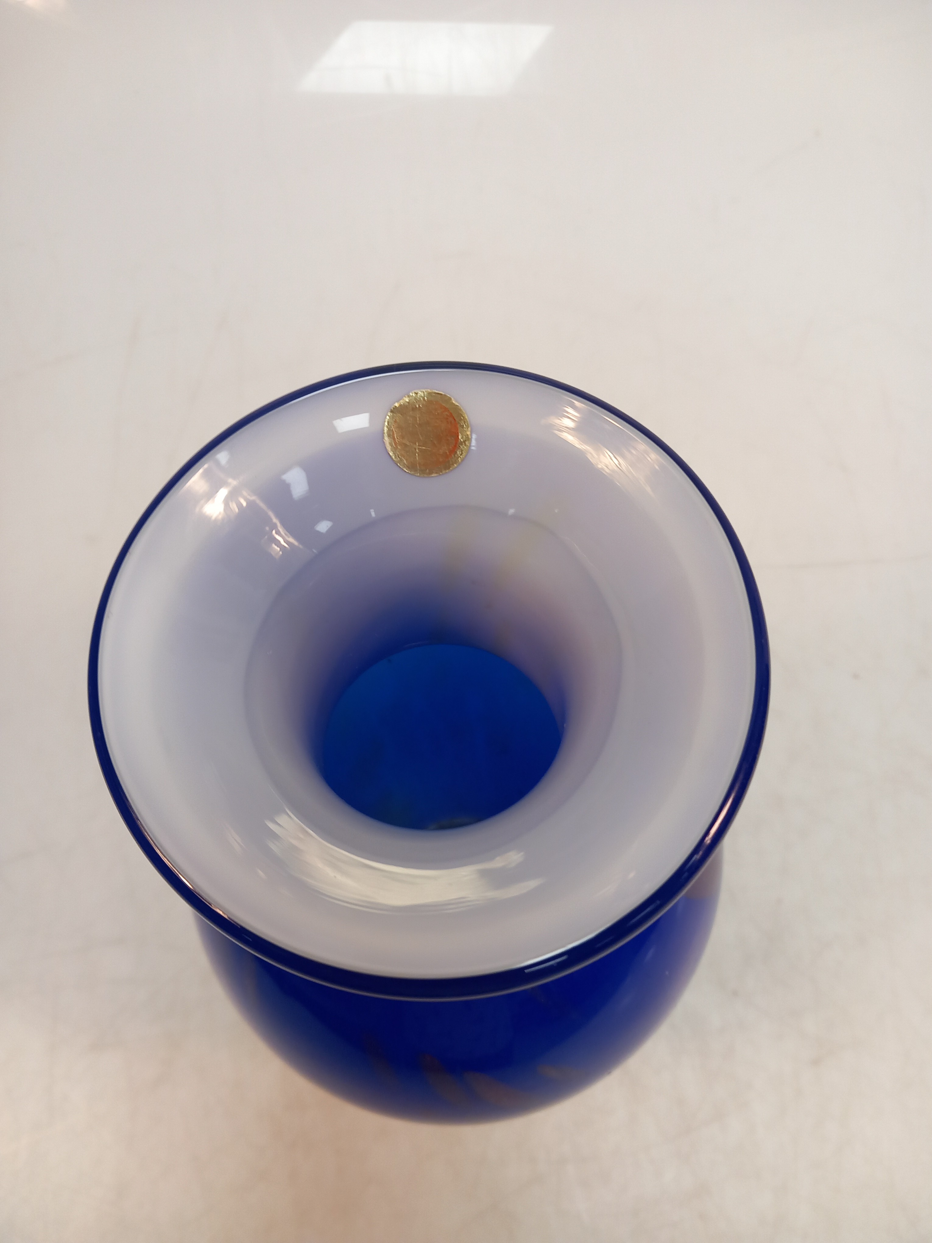 Vase en verre 