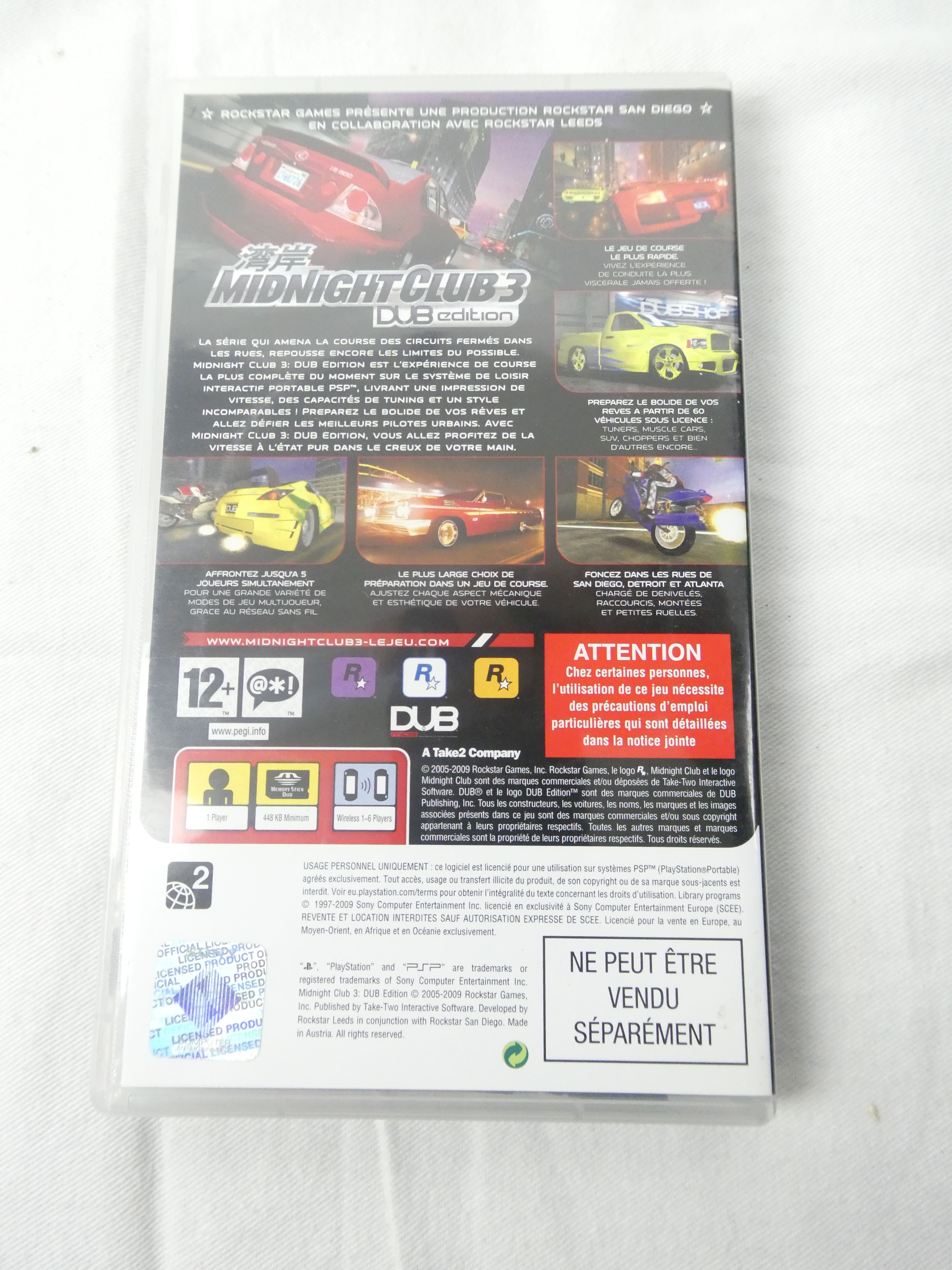 Jeu vidéo Midnight Club 3 PSP - Photo 4