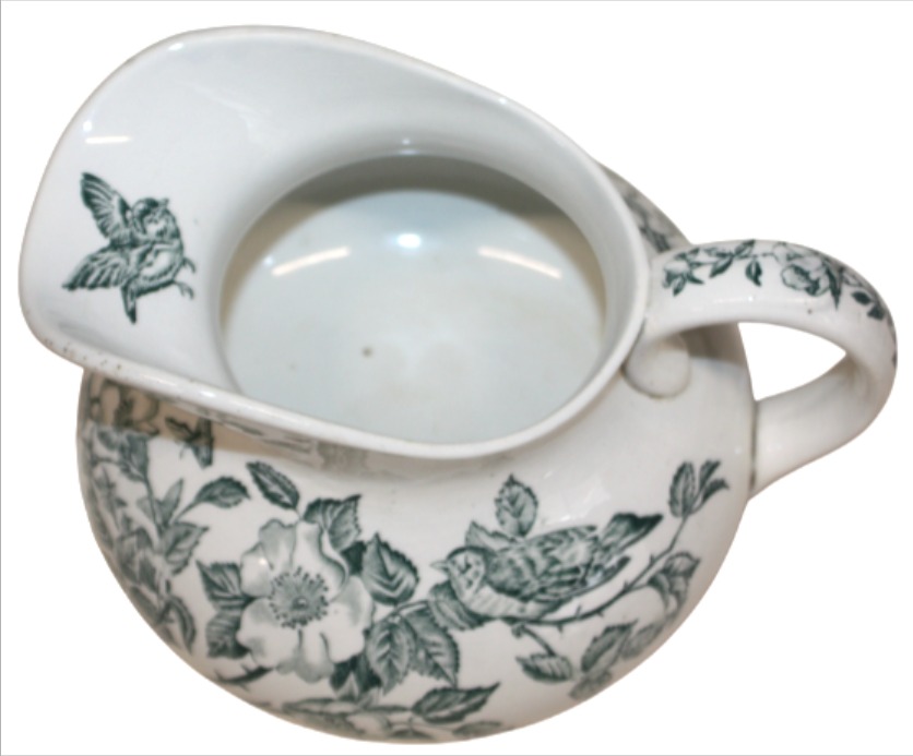 Broc de toilette florale et animalier - Photo 3