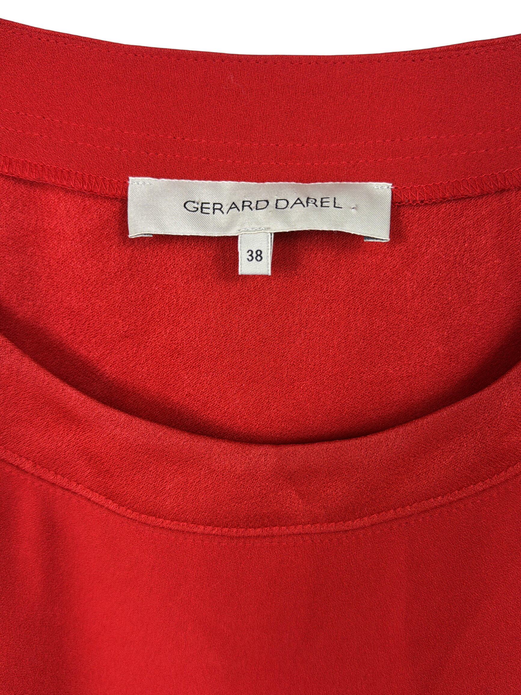 Robe rouge Gerard darel taille M 38 élégante et confortable Très bon état - Vue 2 - 