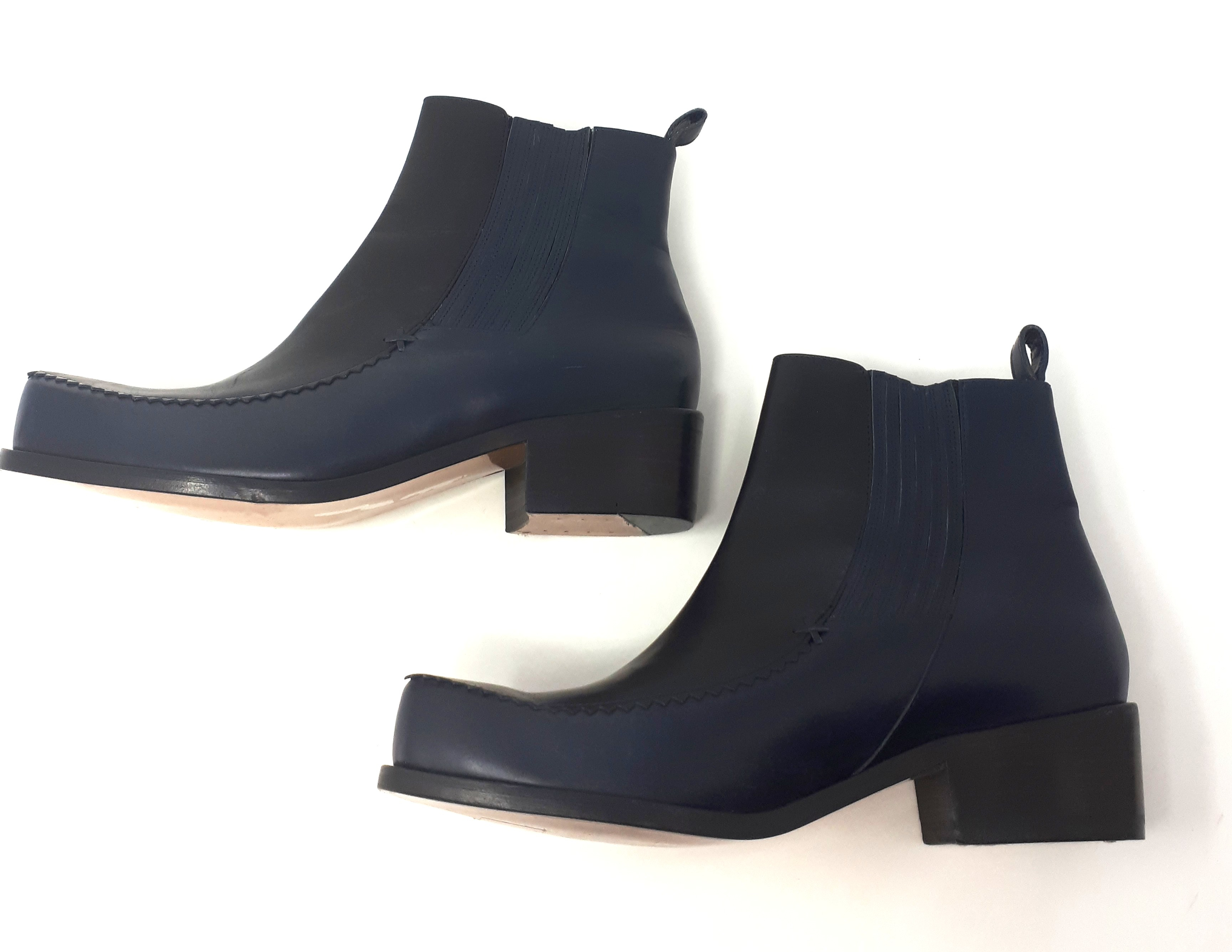 Bottines en cuir Robert Clegerie Paris - Photo 3