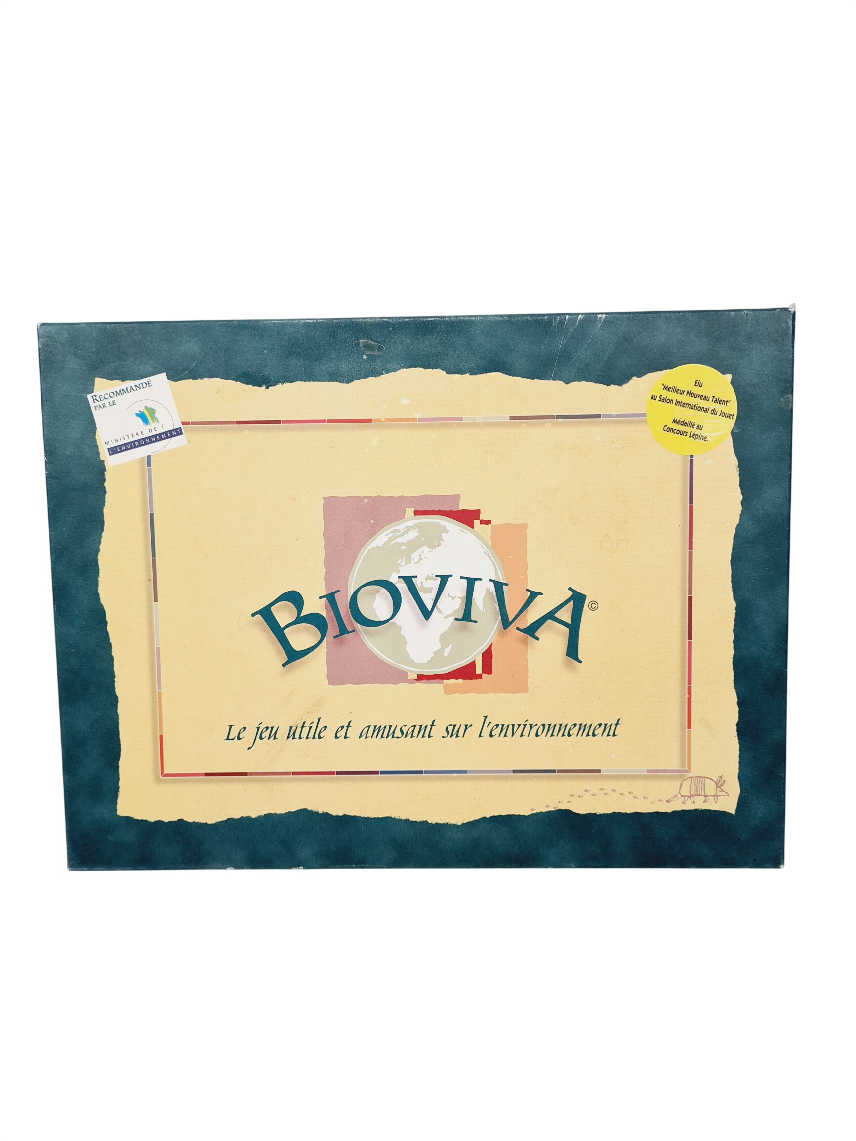 Jeu vintage - Bioviva - Le jeu utile est amusant sur l'environnement - 1996 - Dès 9 ans  -  reconditionné disponible sur Label Emmaüs