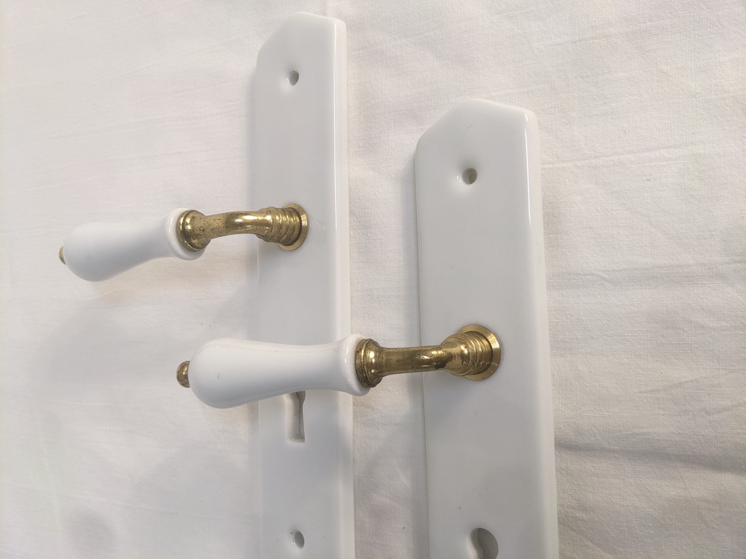 Poignées de porte en céramique style rétro - Photo 3