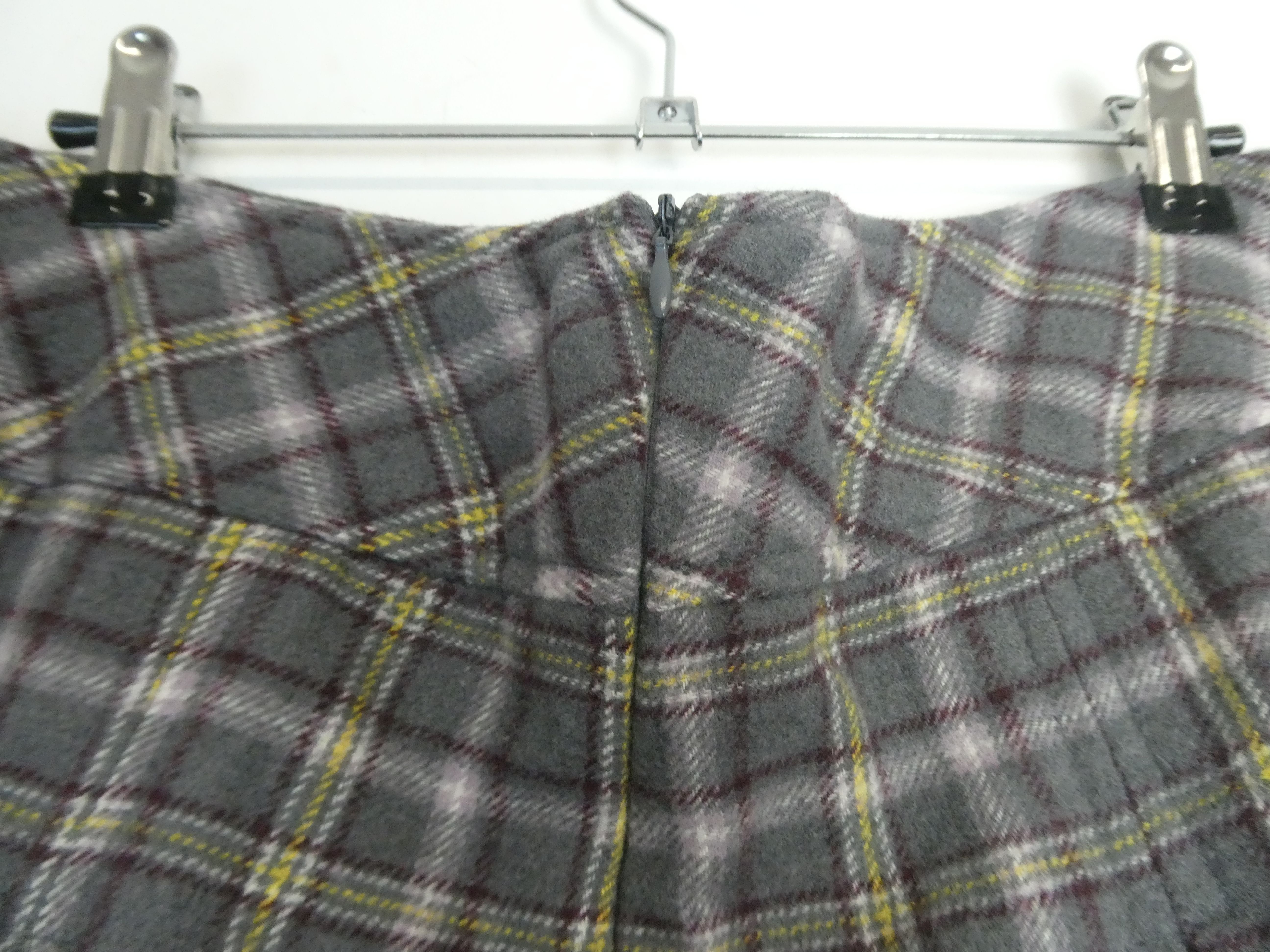 Creeks jupe courte en laine à motif tartan - Taille 44/XXL - Photo 6