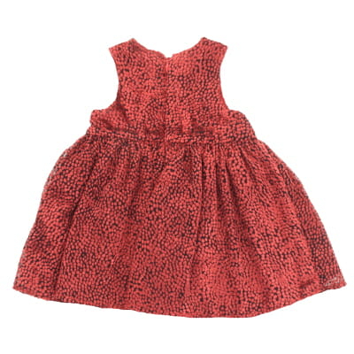 Robe bordeaux sans manches imprimée - bébé - Orchestra - taille 9 mois - Photo 1