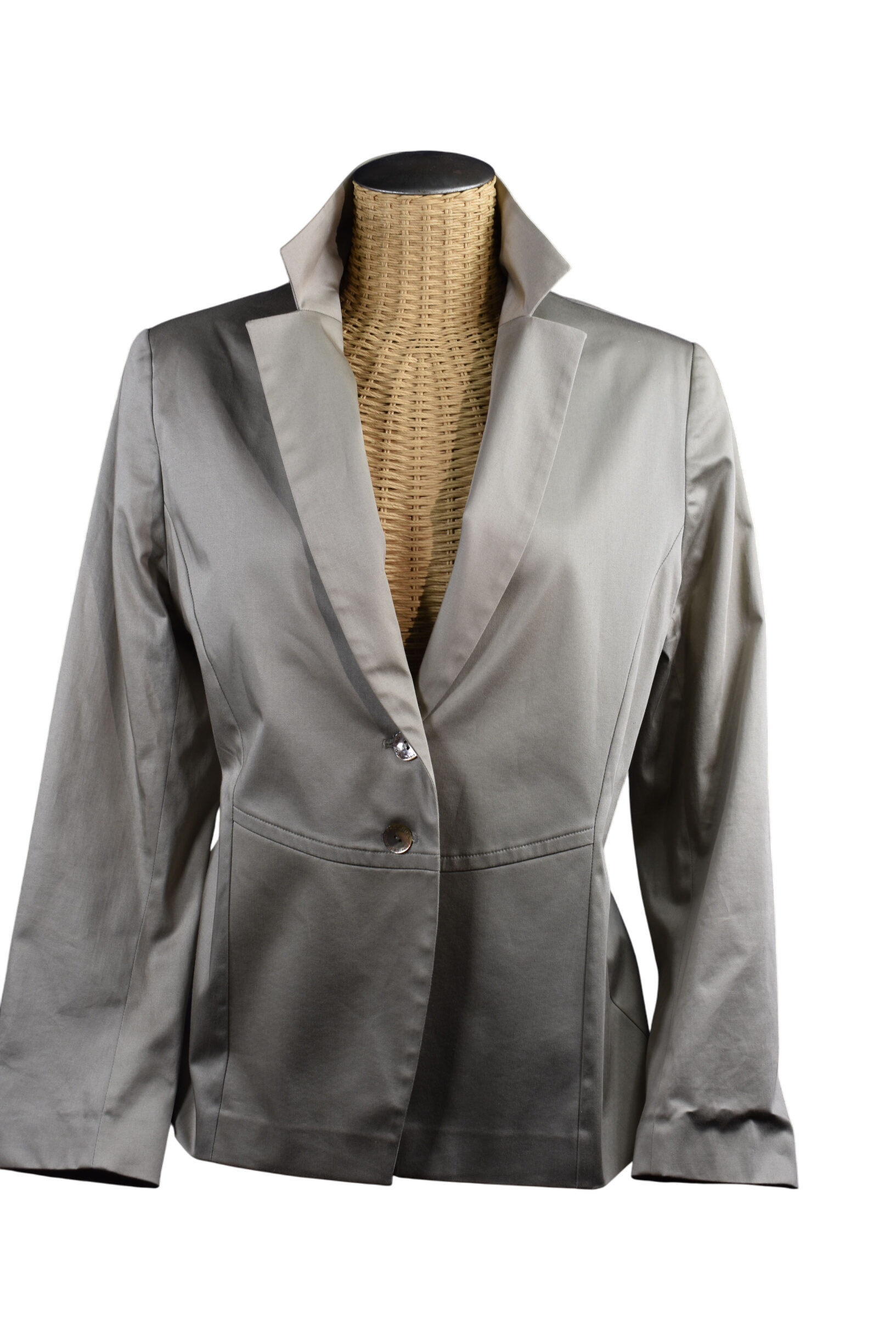 Veste femme Gérard Pasquier, taille 44 couleur beige-kaki. - Photo 0