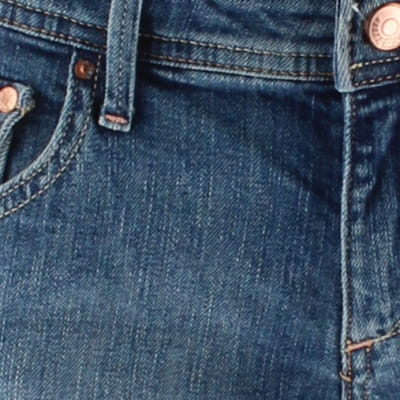 Short bleu en jeans délavé - Femme - H&M - Taille 40 - Photo 3