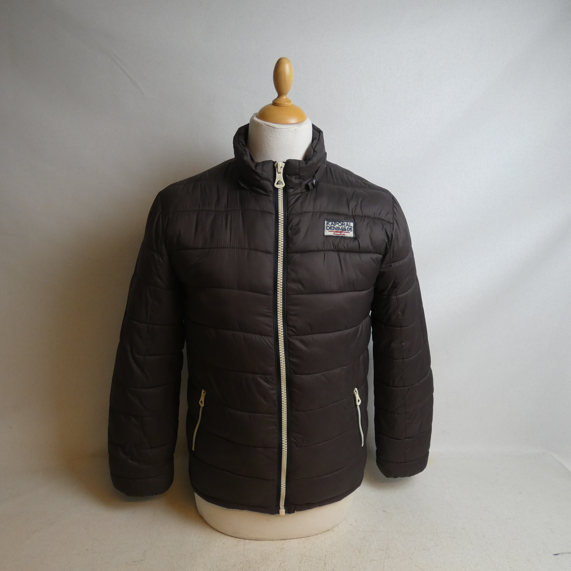 Doudoune Marron Kaporal - Taille 16a État correct - Vue 3 - 