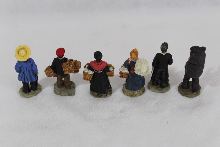 Lot de 6 Figurines en plomb creux tirailleurs a l assaut de 55 mm