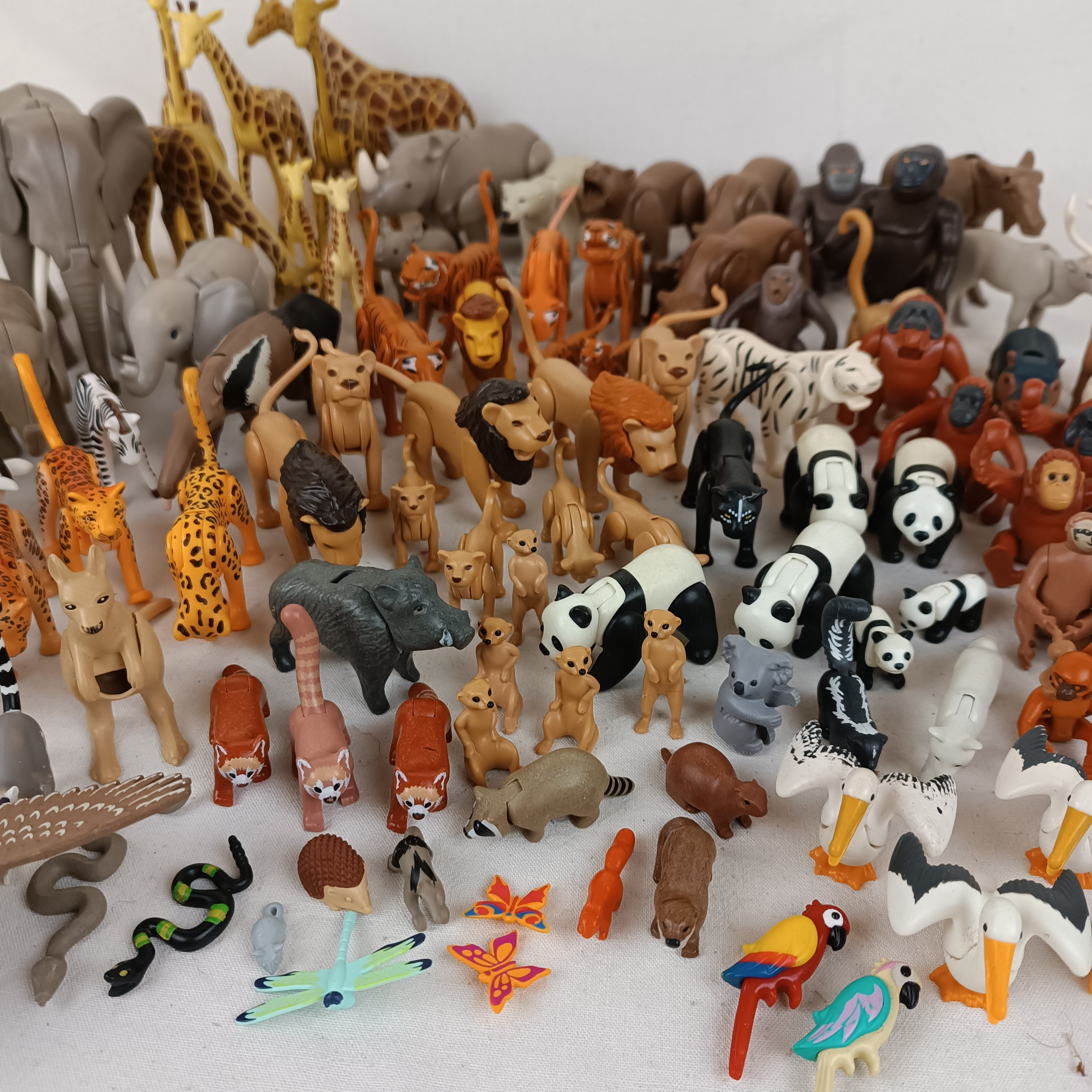 Ensemble Playmobil Zoo, Parc animalier et autres extensions : 175 animaux, 24 personnages Bon état - Vue 33 - 