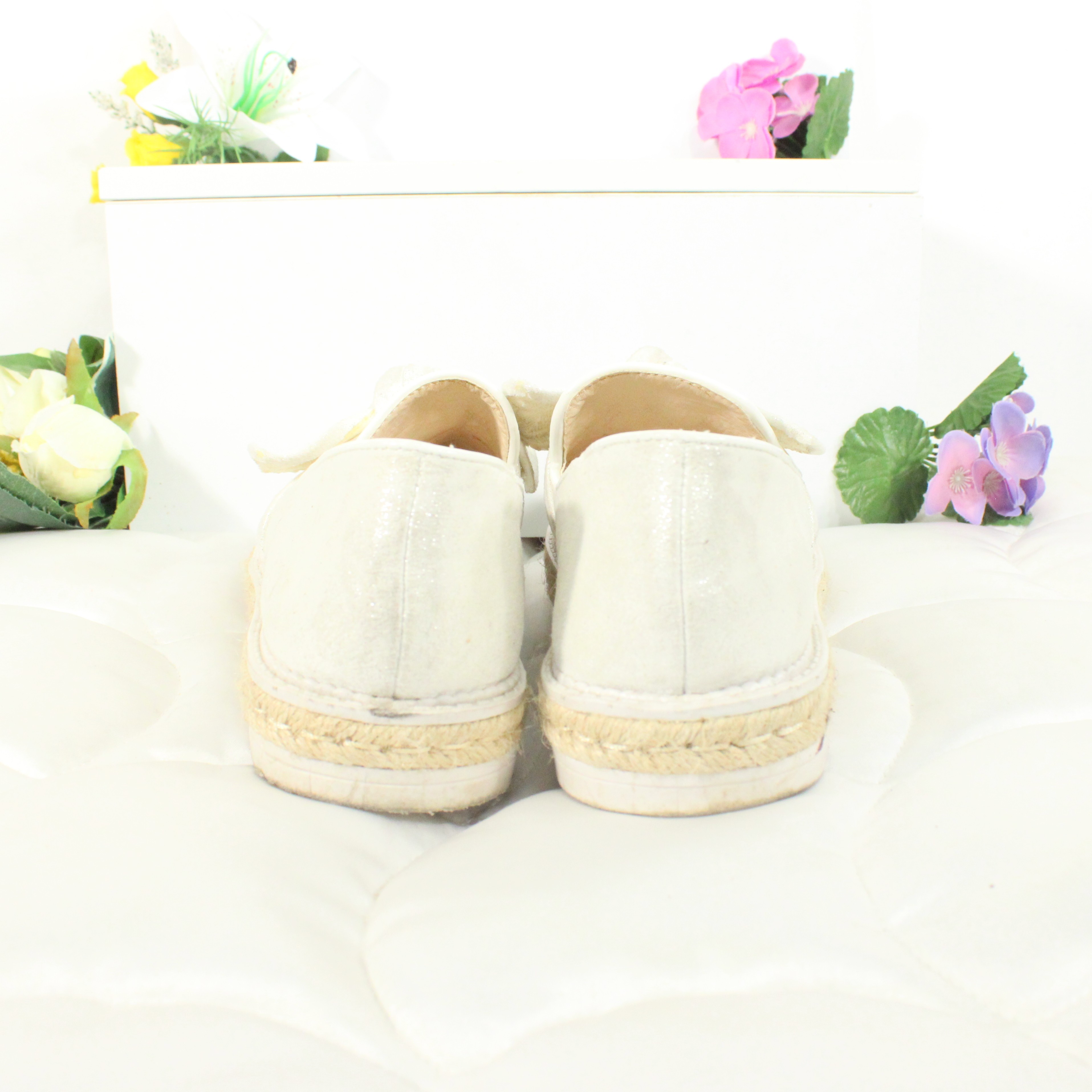 Espadrilles Femme Ecru Argenté NIO NIO Pointure 37 - Photo 3