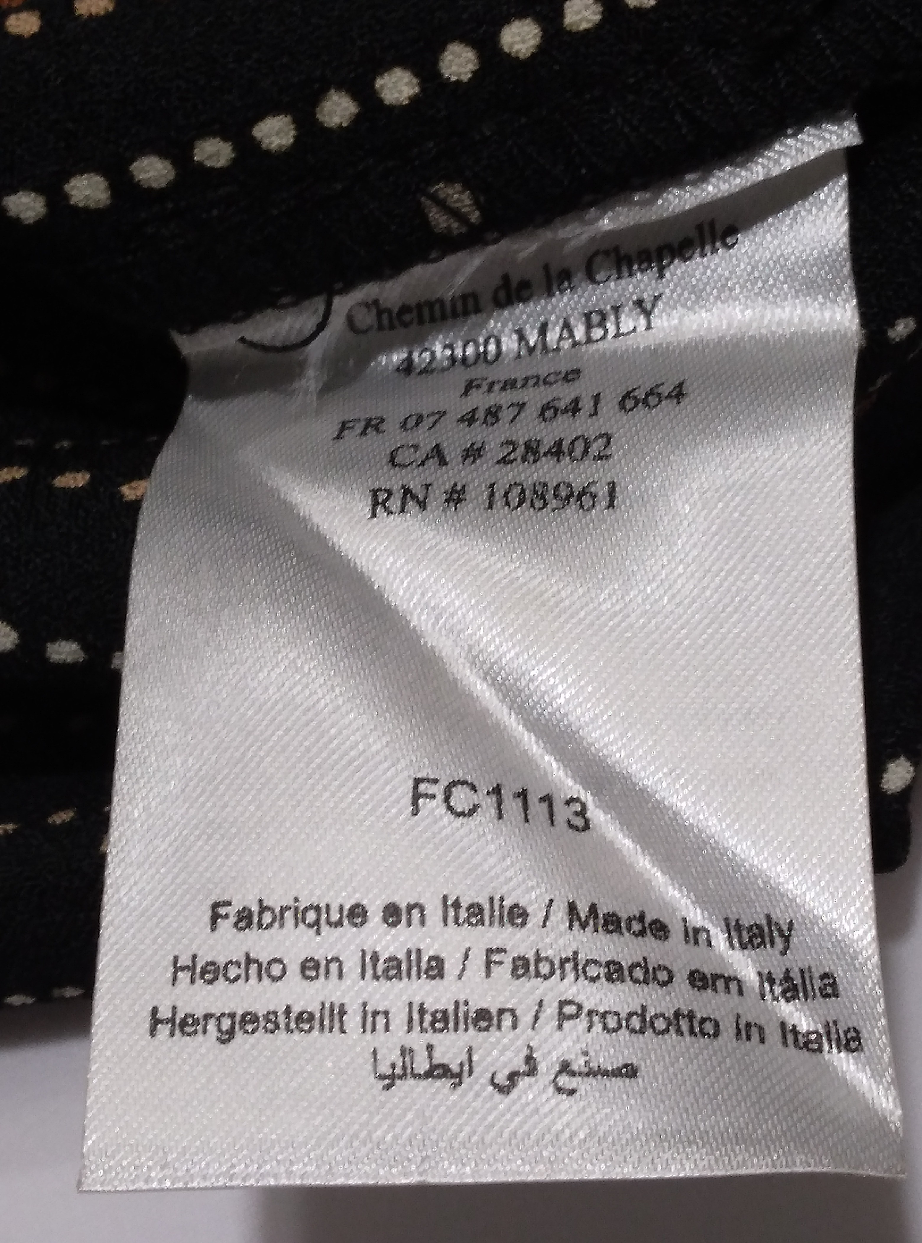 Voir photo 8 de Robe 3/4 noire/ Rouille, La Fée Maraboutée - 36 Robe 3/4 noire/ Rouille, La Fée Maraboutée - 36 Comme neuf - Vue 8 -