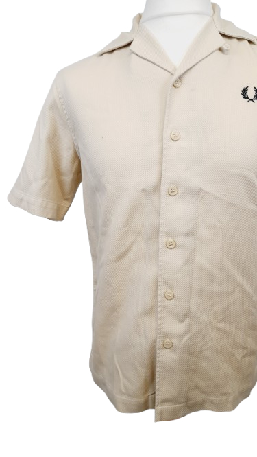 Fred Perry chemise manches courtes à col tailleur - Taille S - Photo 2