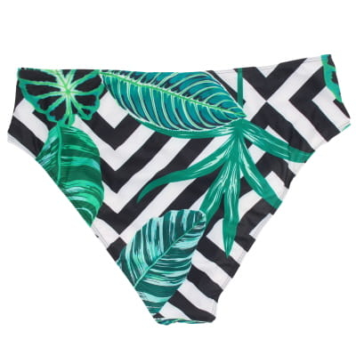 Bas de maillot de bain blanc imprimé - Femme - Taille 2XL - Photo 1