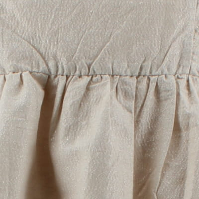 Robe beige avec fibre argentée - Fille - OKAÏDI - Taille 10 ans - Photo 2
