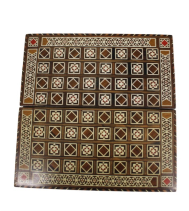 Voir photo 6 de Jeu de Backgammon et Echecs Jeu de Backgammon et Echecs - Vue 6 -