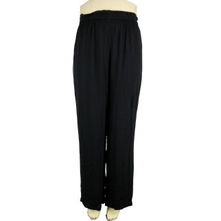 Pantalon fluide bleu foncé - femme - Intextenso - taille 48 - Photo 0
