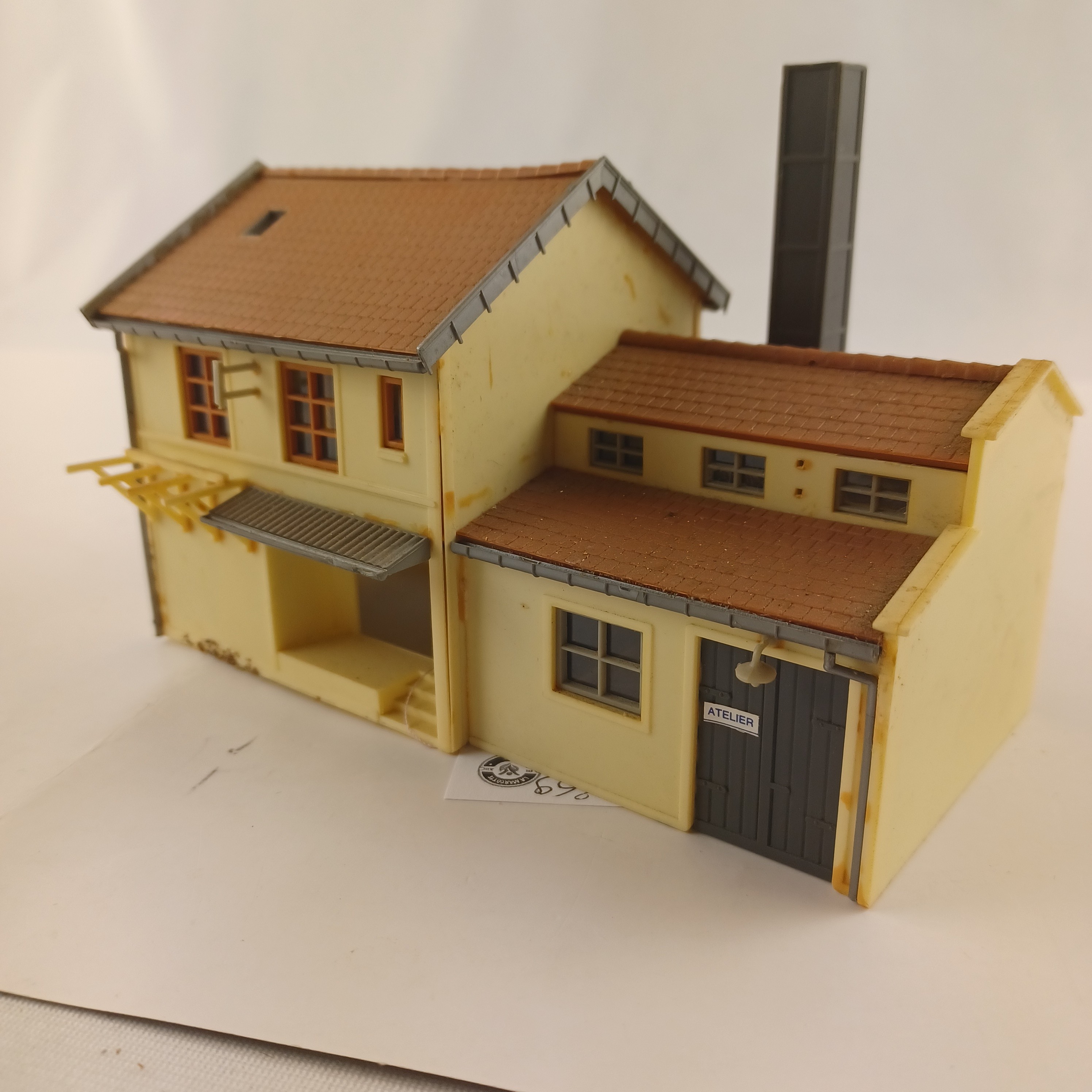 Maquette de modélisme d'une scierie de 14x9 cm Très bon état - Vue 4 - 