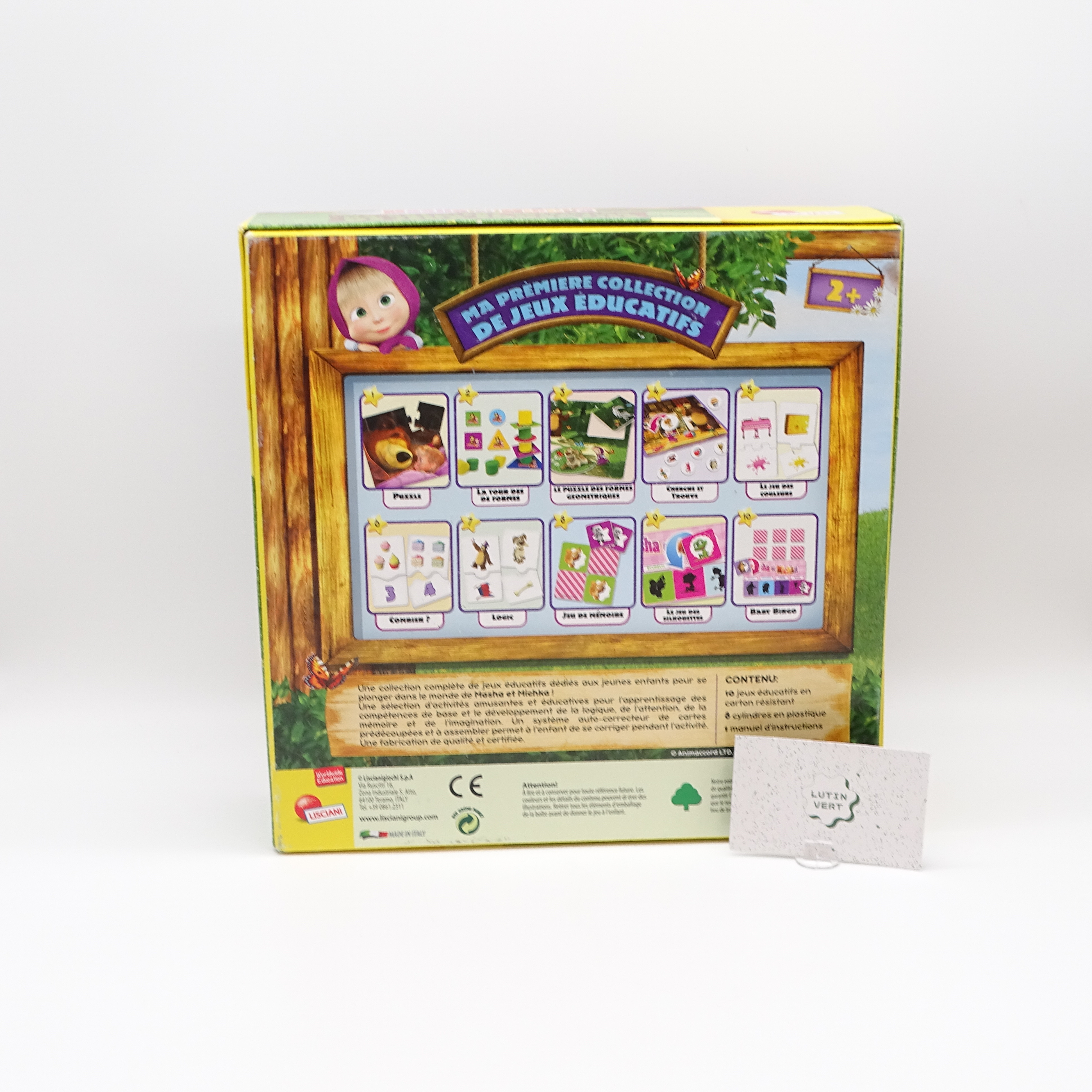 Masha et Michka – Ma première collection de jeux éducatifs d'occasion LISCIANI - Dès 2 ans | Ref 14339 Très bon état - Vue 3 - 