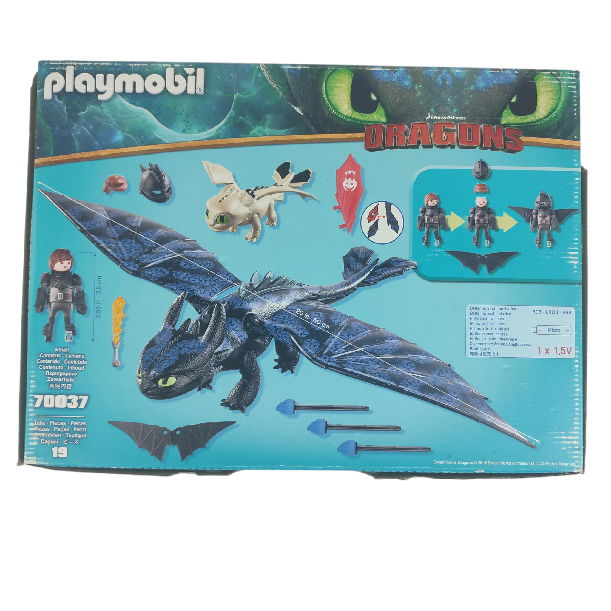 Voir photo 15 de Playmobil Dragons - Harold & Krokmou (fonctionnel) Playmobil Dragons - Harold & Krokmou (fonctionnel) Bon état - Vue 15 -