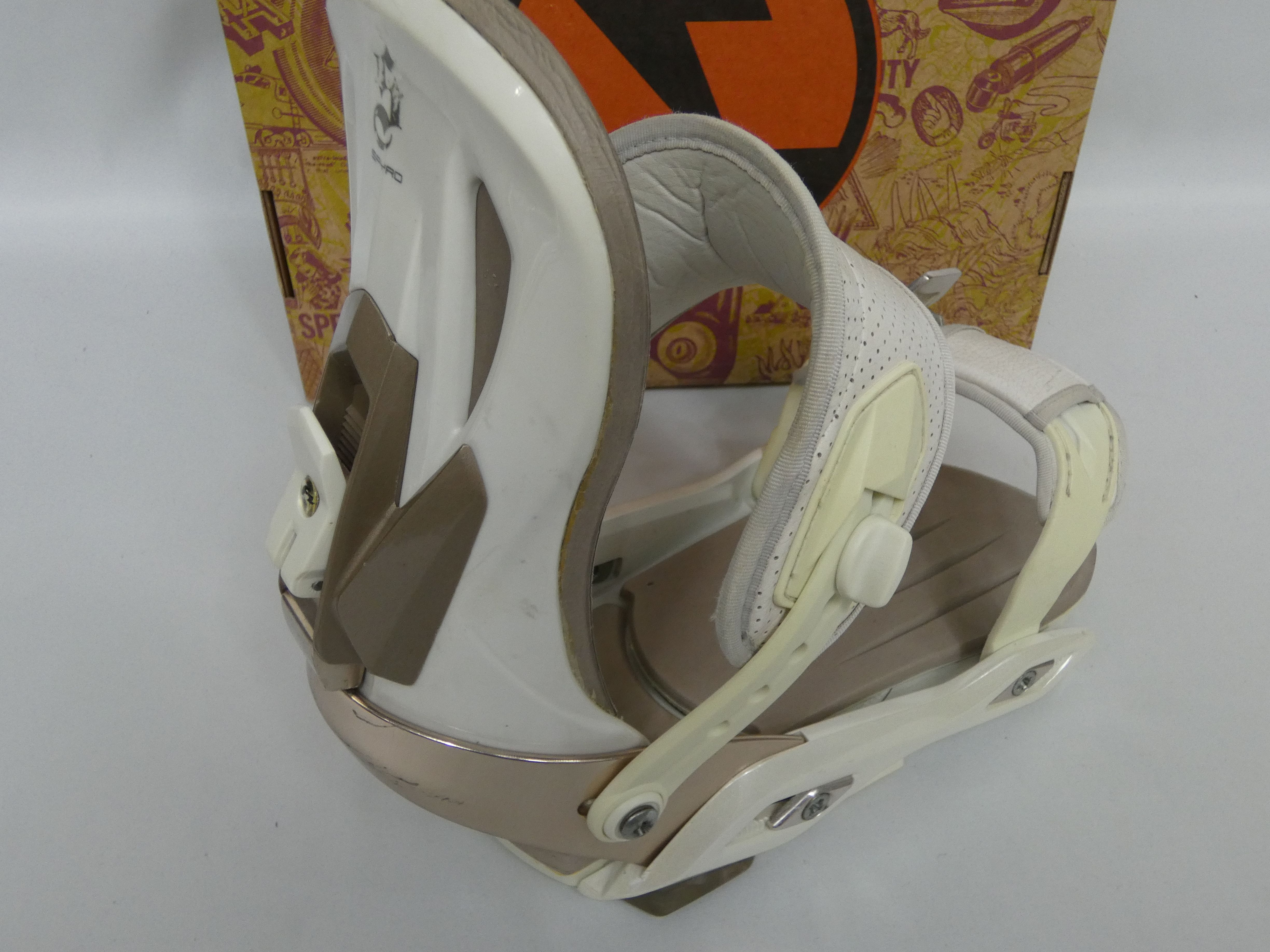 Paire de fixations pour snowboard Spyro Pro F2 Taille M Très bon état - Vue 10 - 
