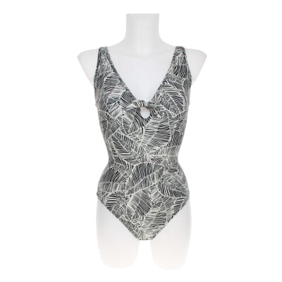 Maillot de bain noir et écru - Femme - FASHION PRIVATE COMPANY - Taille L - Photo 0