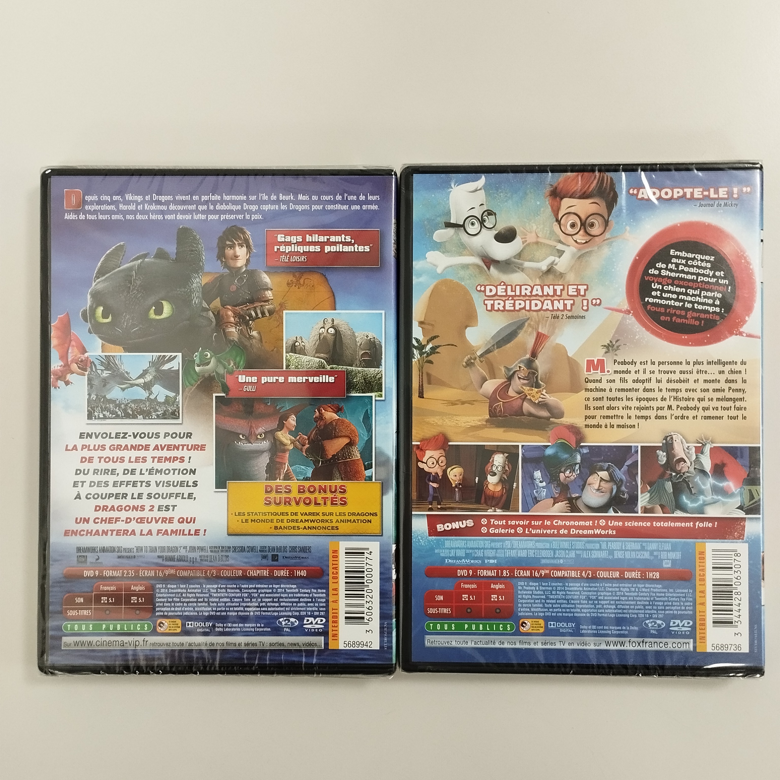 Voir photo 5 de Lot de 10 films d'animation pour les enfants en DVD Lot de 10 films d'animation pour les enfants en DVD Comme neuf - Vue 5 -