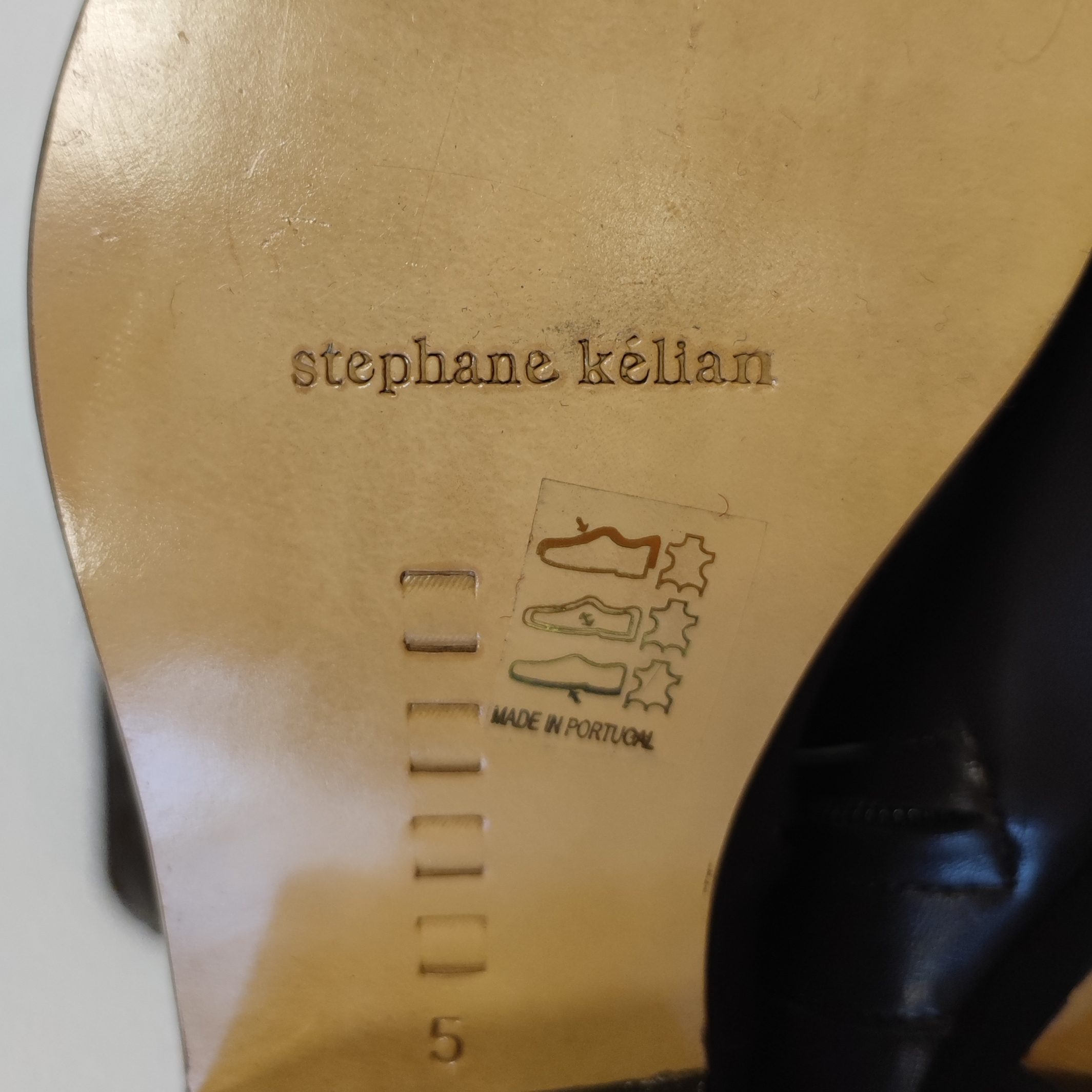 PROMO STEPHANE KELINA - Santiag marron foncé en cuir - 36.5 - Femme - Bon état - Photo 6