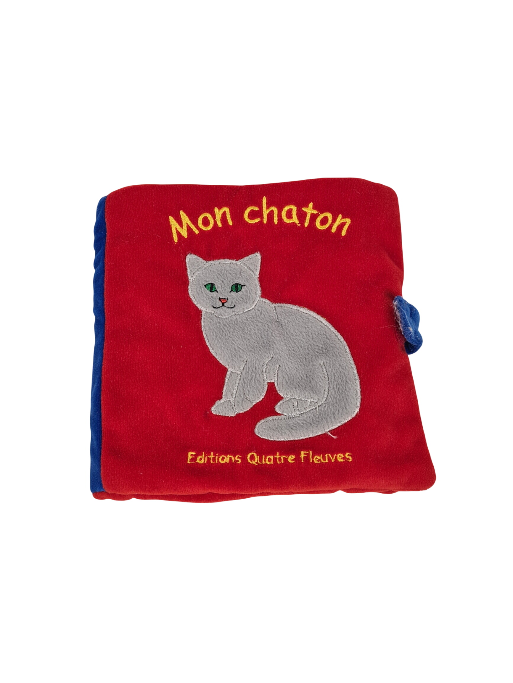 Jeu d'éveil - Livre en tissu - Mon chaton - Quatre Fleuves - 0/3 ans - Photo 0