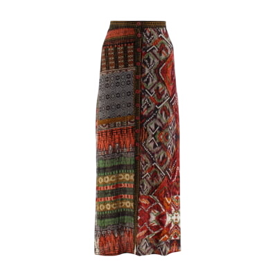 Jupe multicolore imprimée - Femme - DESIGUAL - Taille 38 - Photo 0