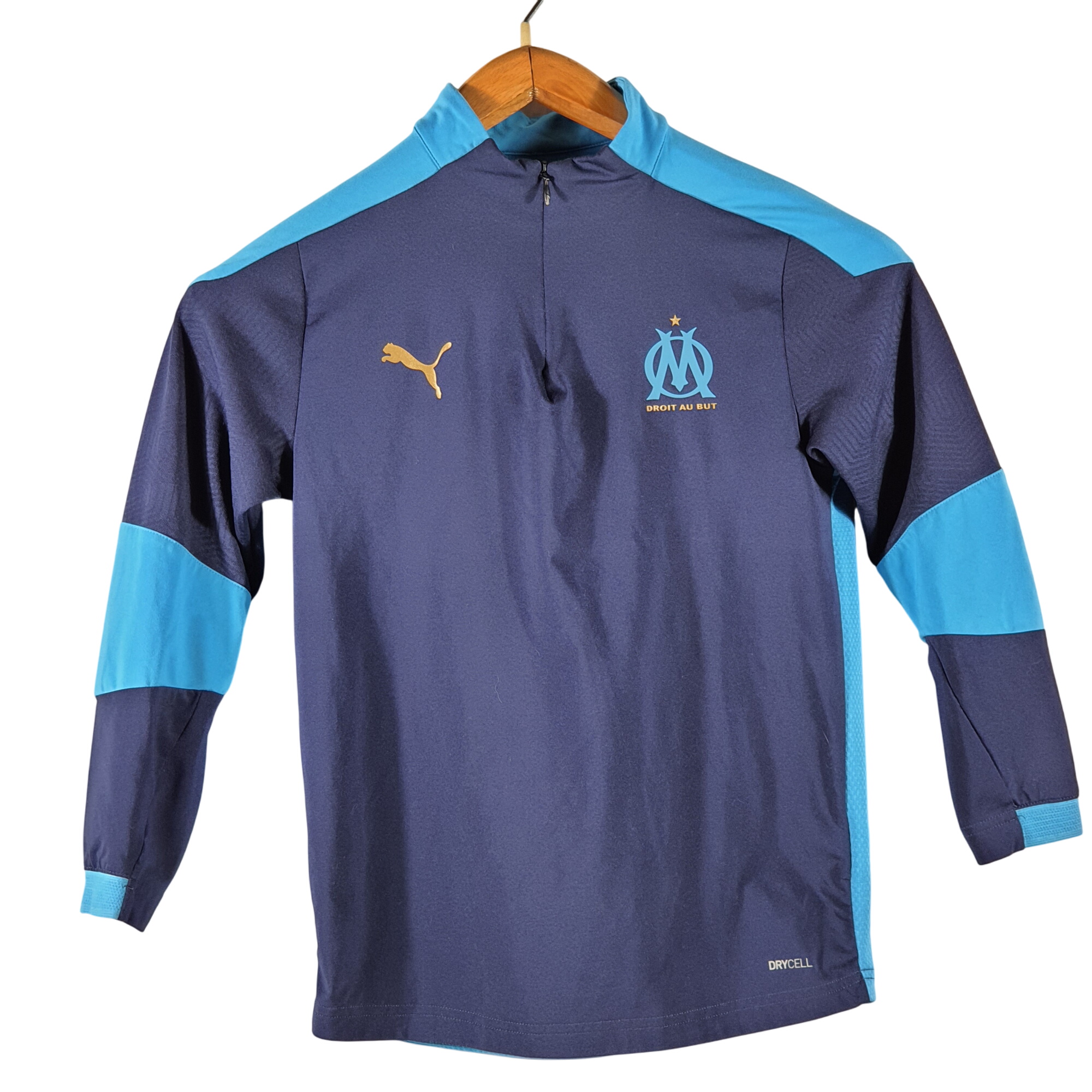T-shirt de sport bleu Olympique de Marseille - Puma - 9 ans - Photo 0