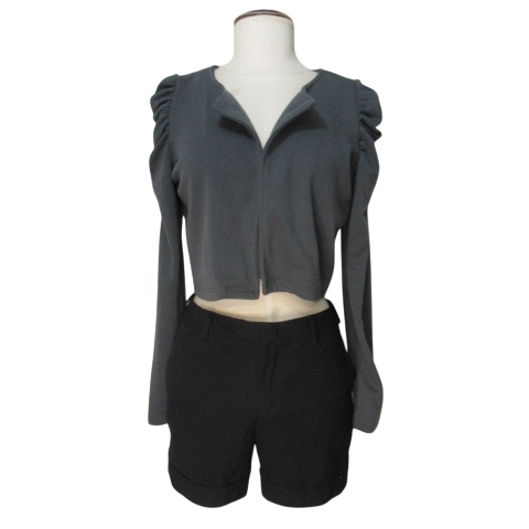 HF55 - Gilet ouvert  manches bouffantes - Agathe Velmont - Taille 2 (M) - Label Emmaus - Modalova
