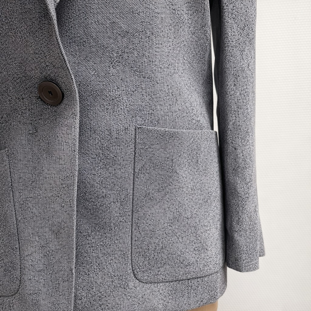 Ungaro - Veste blazer - Viscose gris - Femme - Taille M Très bon état - Vue 3 - 