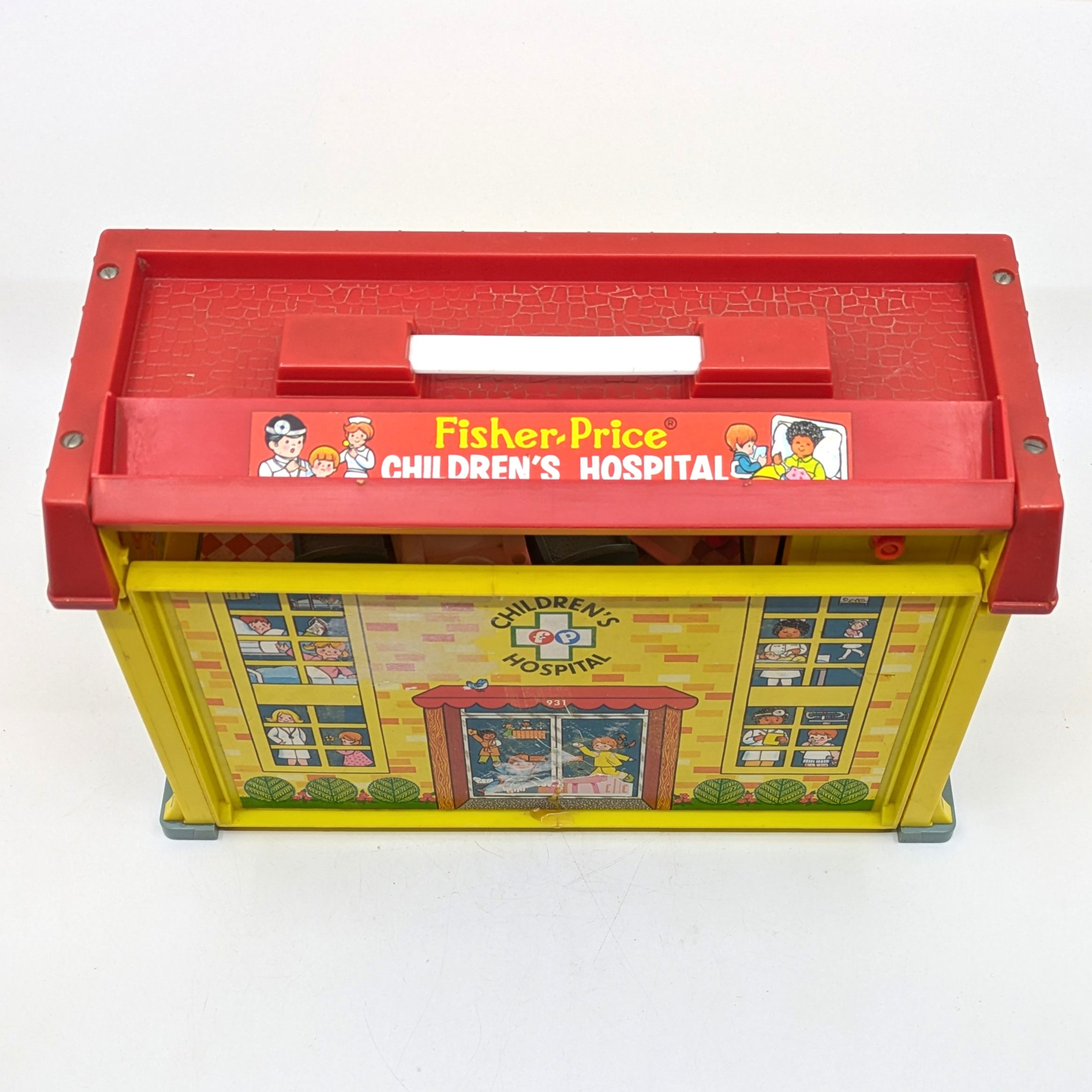Voir photo 4 de Fisher‑Price Hôpital pour enfants n°931 (1976) Fisher‑Price Hôpital pour enfants n°931 (1976) État correct - Vue 4 -